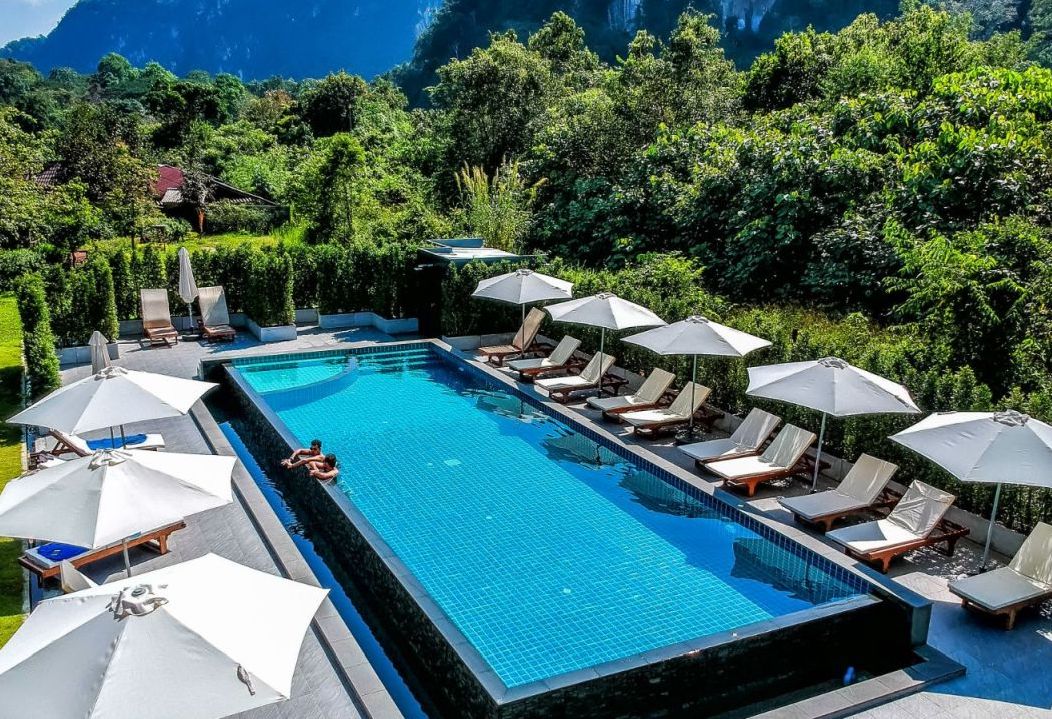 Thailand Khao Sok Montania Lifestyle Zwembad