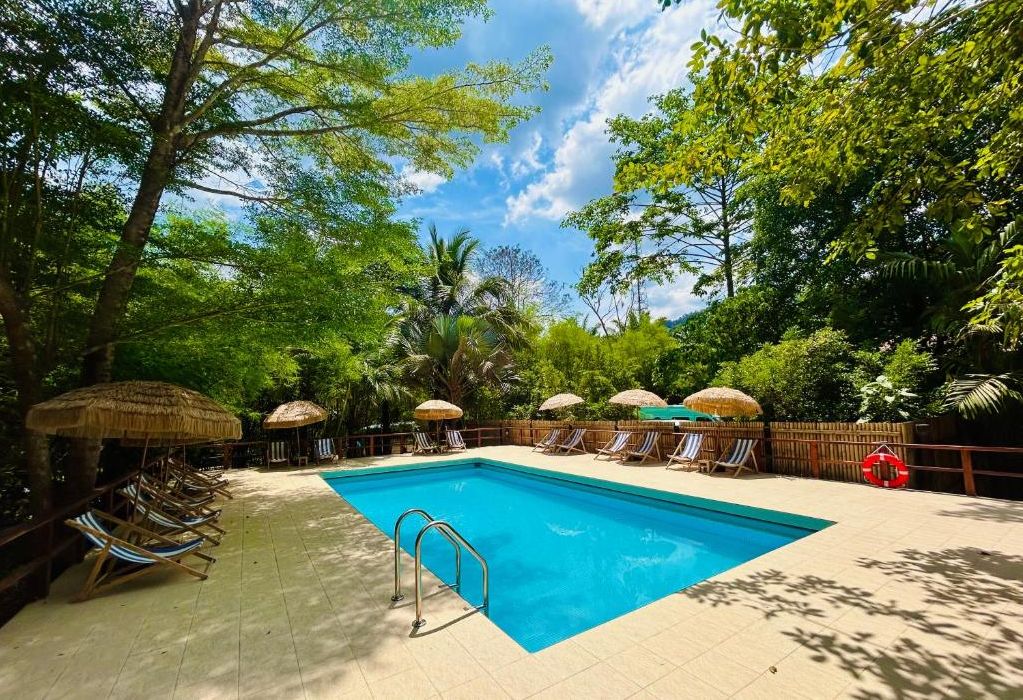 Thailand Khao Sok Paradise Resort Zwembad