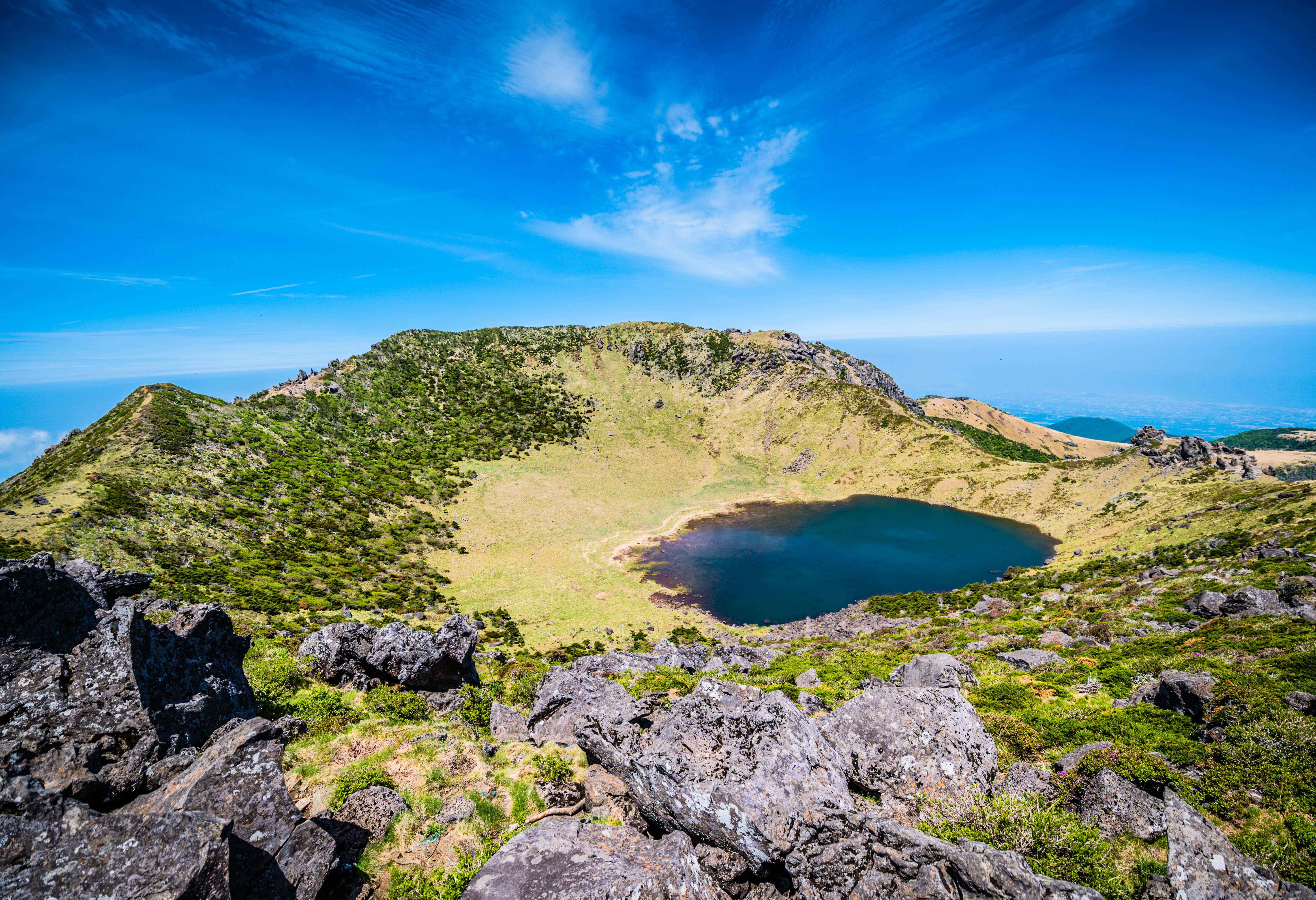 Hallasan Vulkaan op Jeju Island