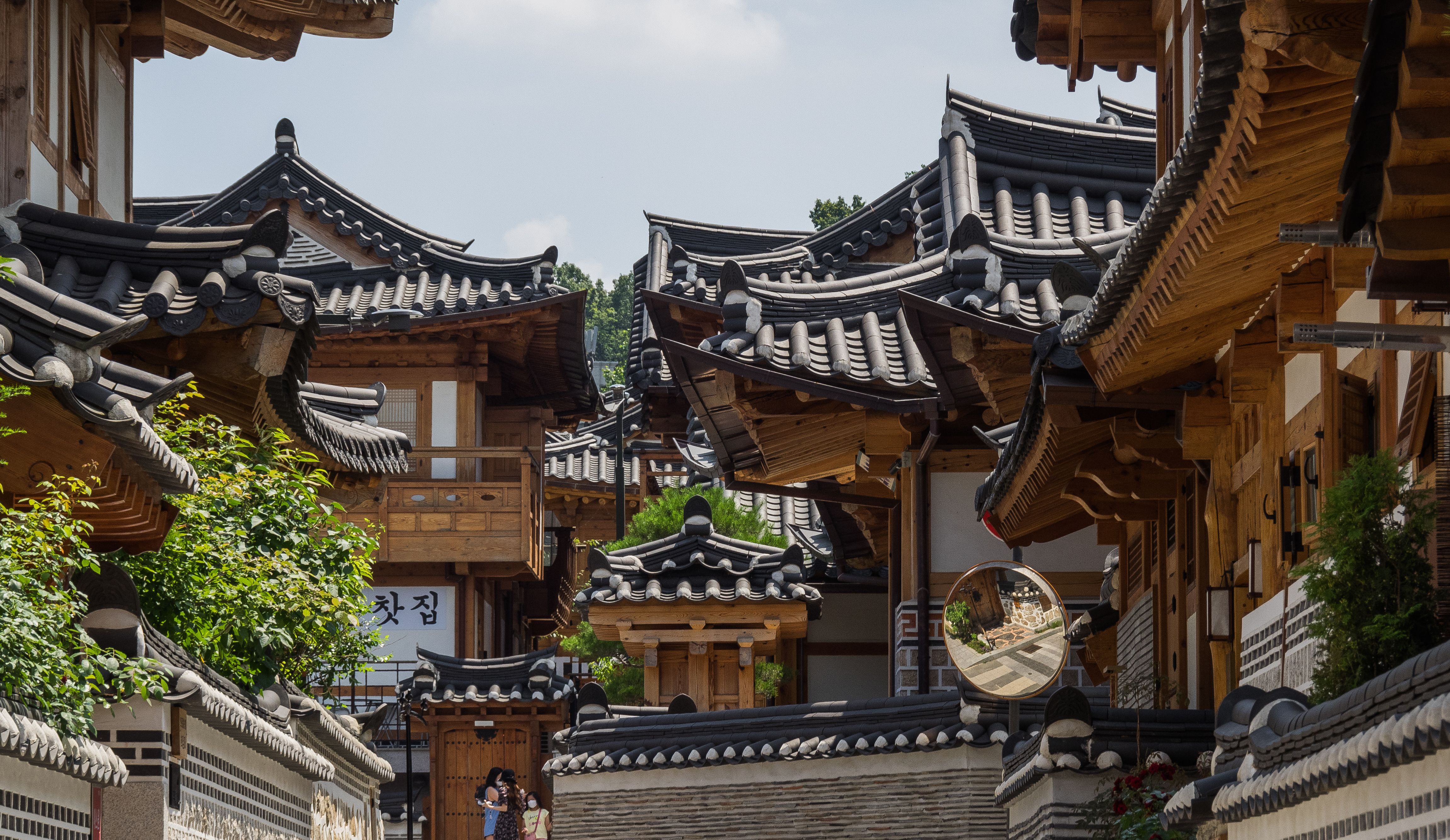 Zuid-korea-Jeonju-Hanok-village-straatbeeld