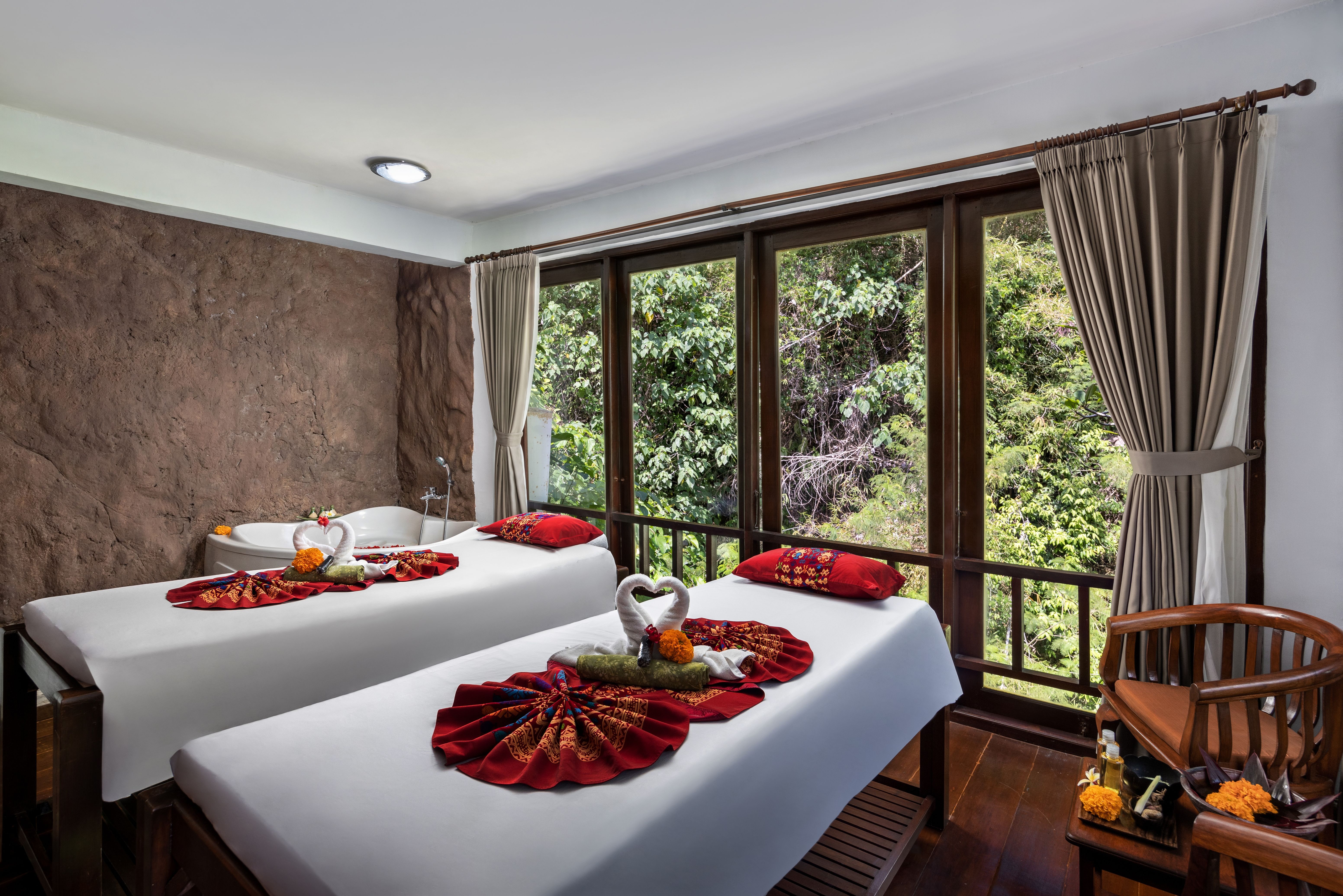 Spakamer in de spa van het Santi Mandala in regio Ubud op Bali