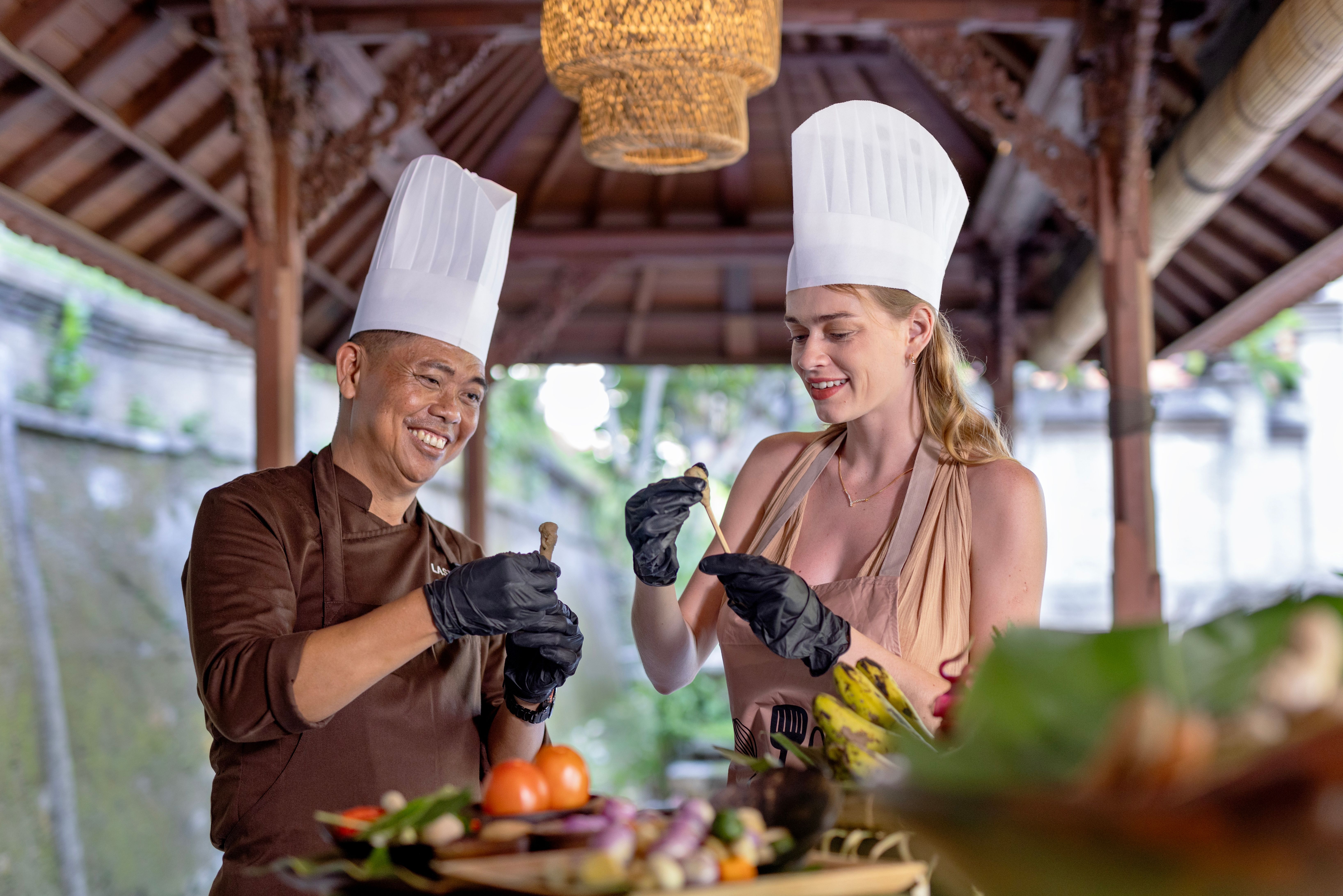 Cooking class in het Santi Mandala in regio Ubud op Bali