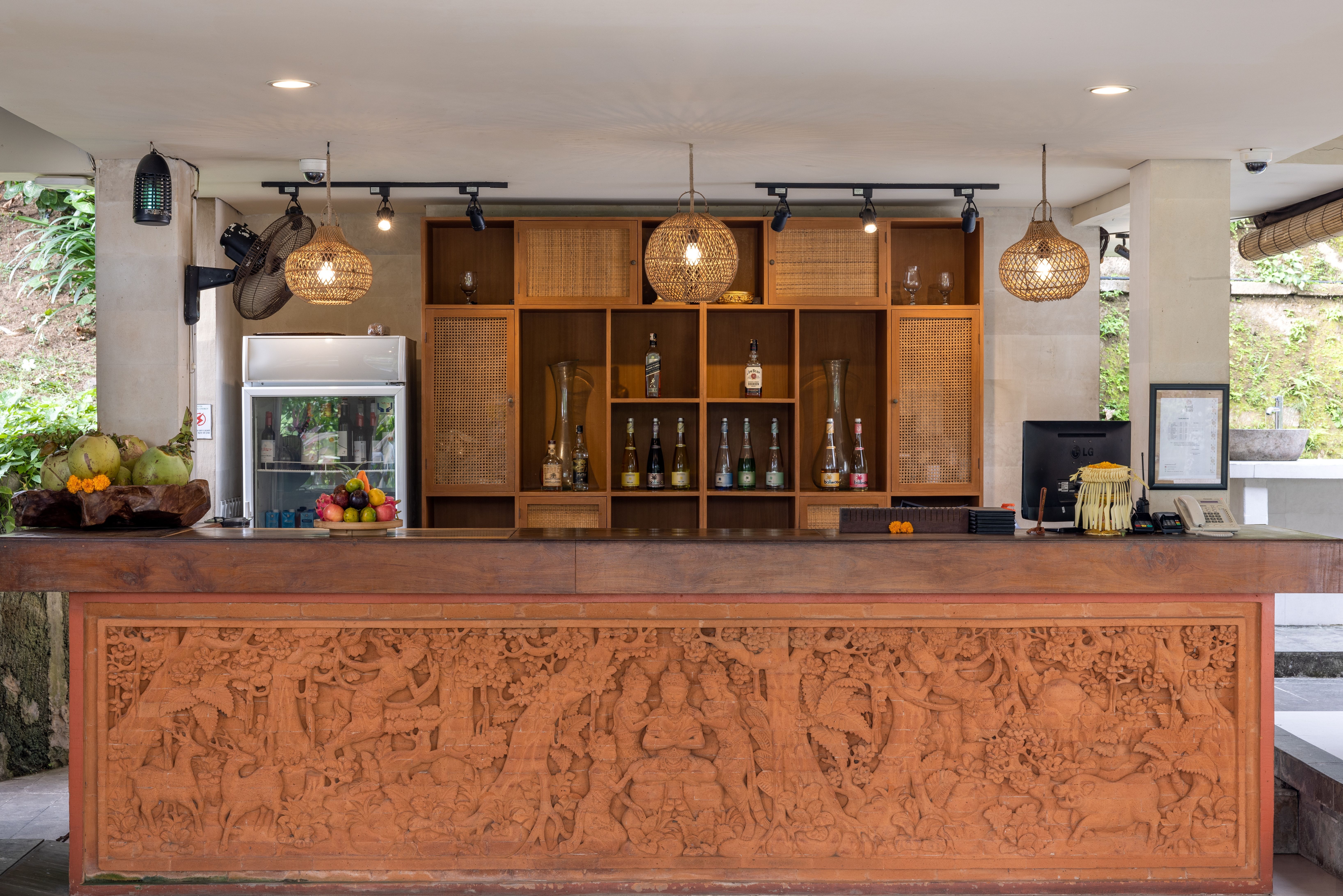 Bar in het Santi Mandala in regio Ubud op Bali