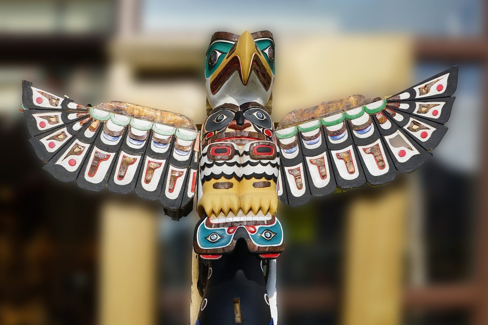 Totem Paal in Alaska