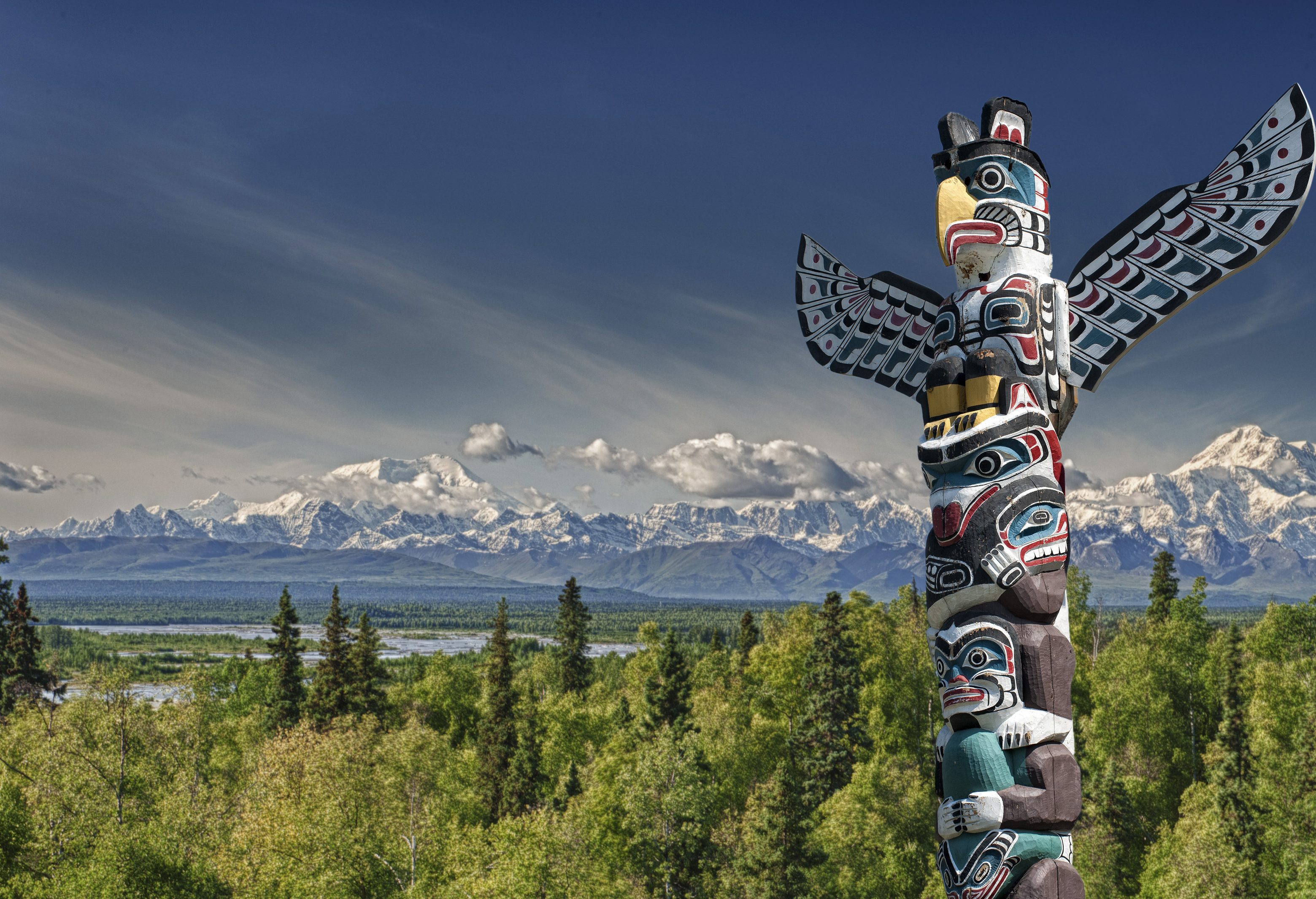 Totem in Alaska