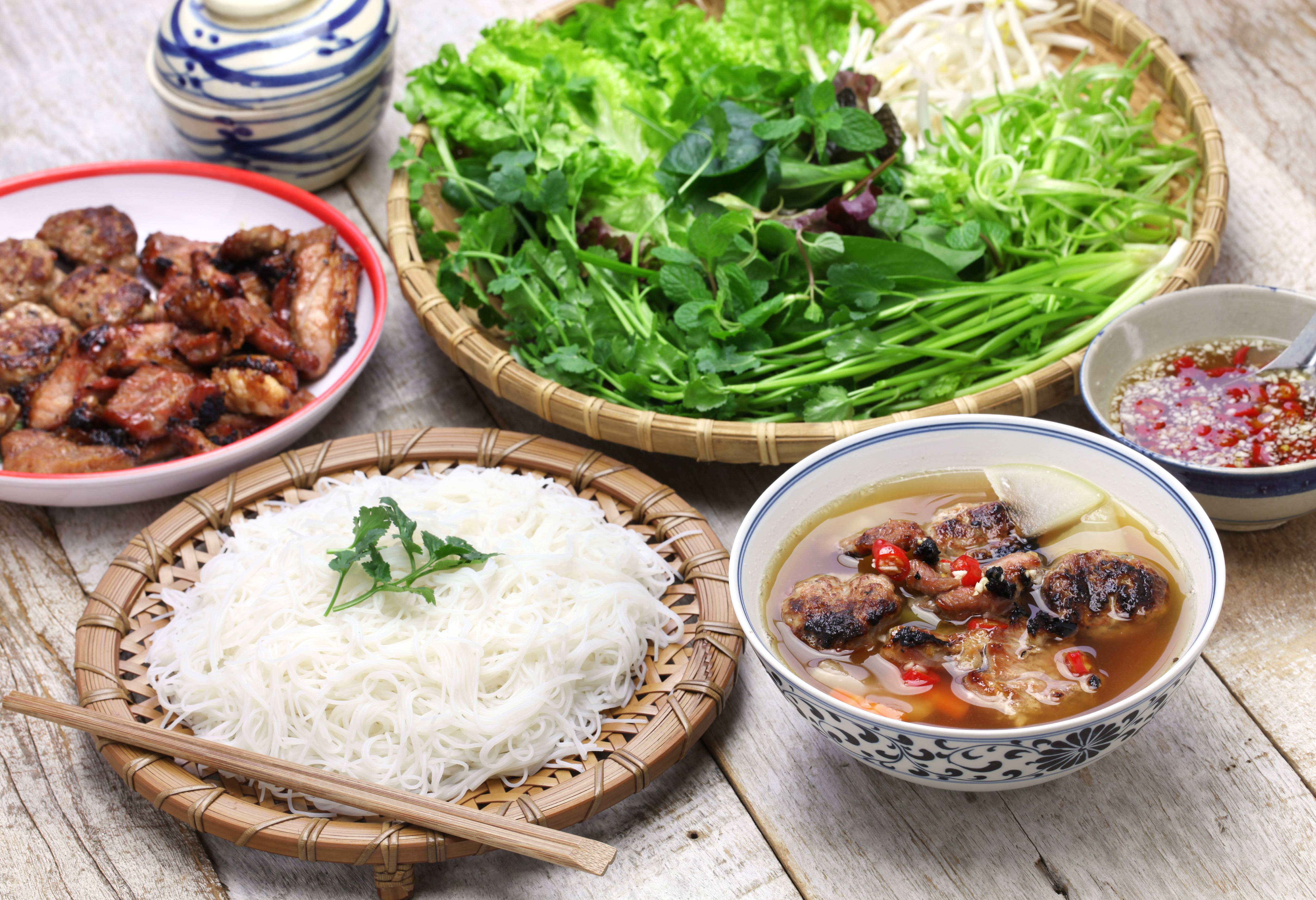 Bun Cha, een traditioneel Vietnamees gerecht
