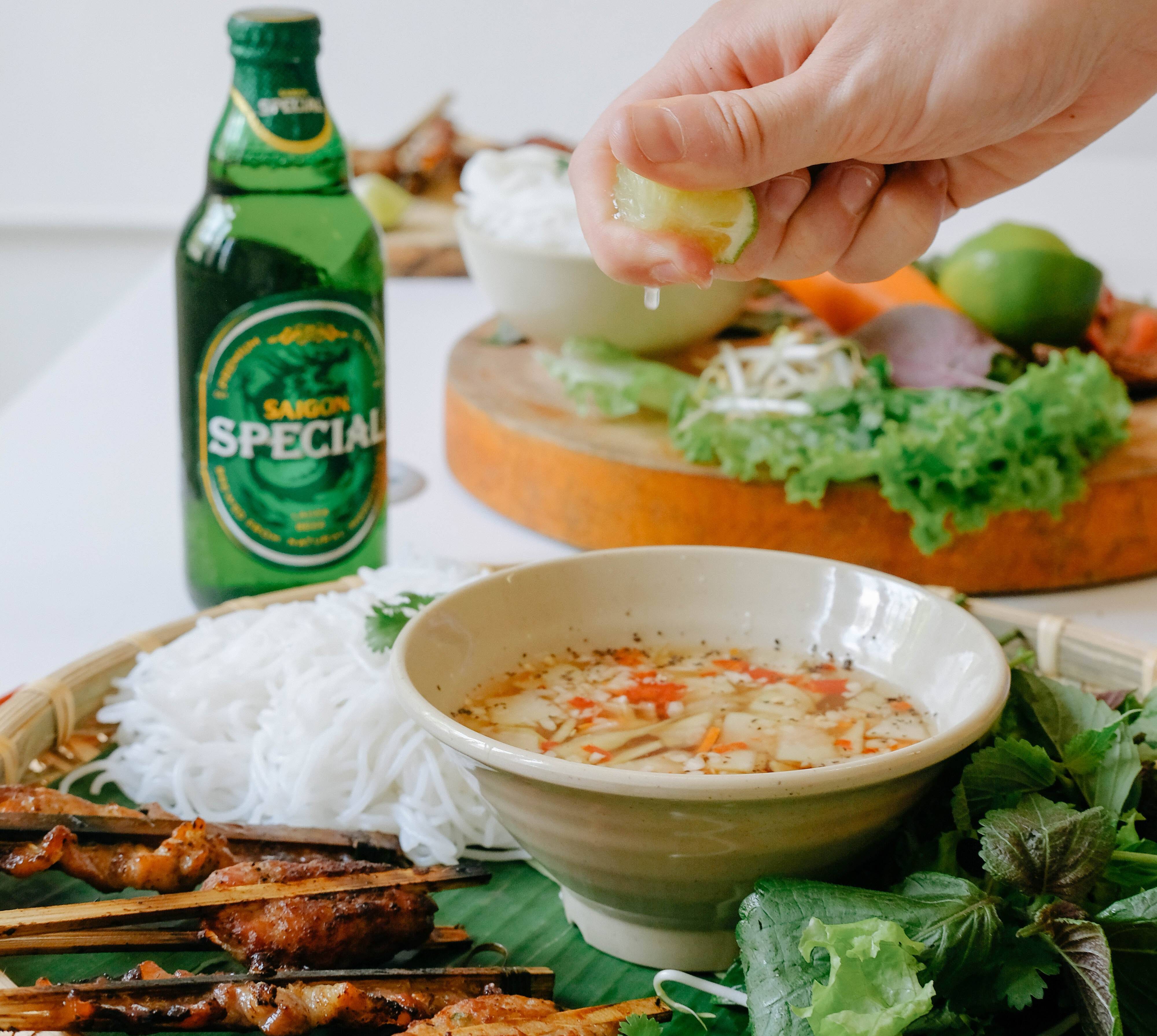 Saigon Beer, een lokaal Vietnamees biertje