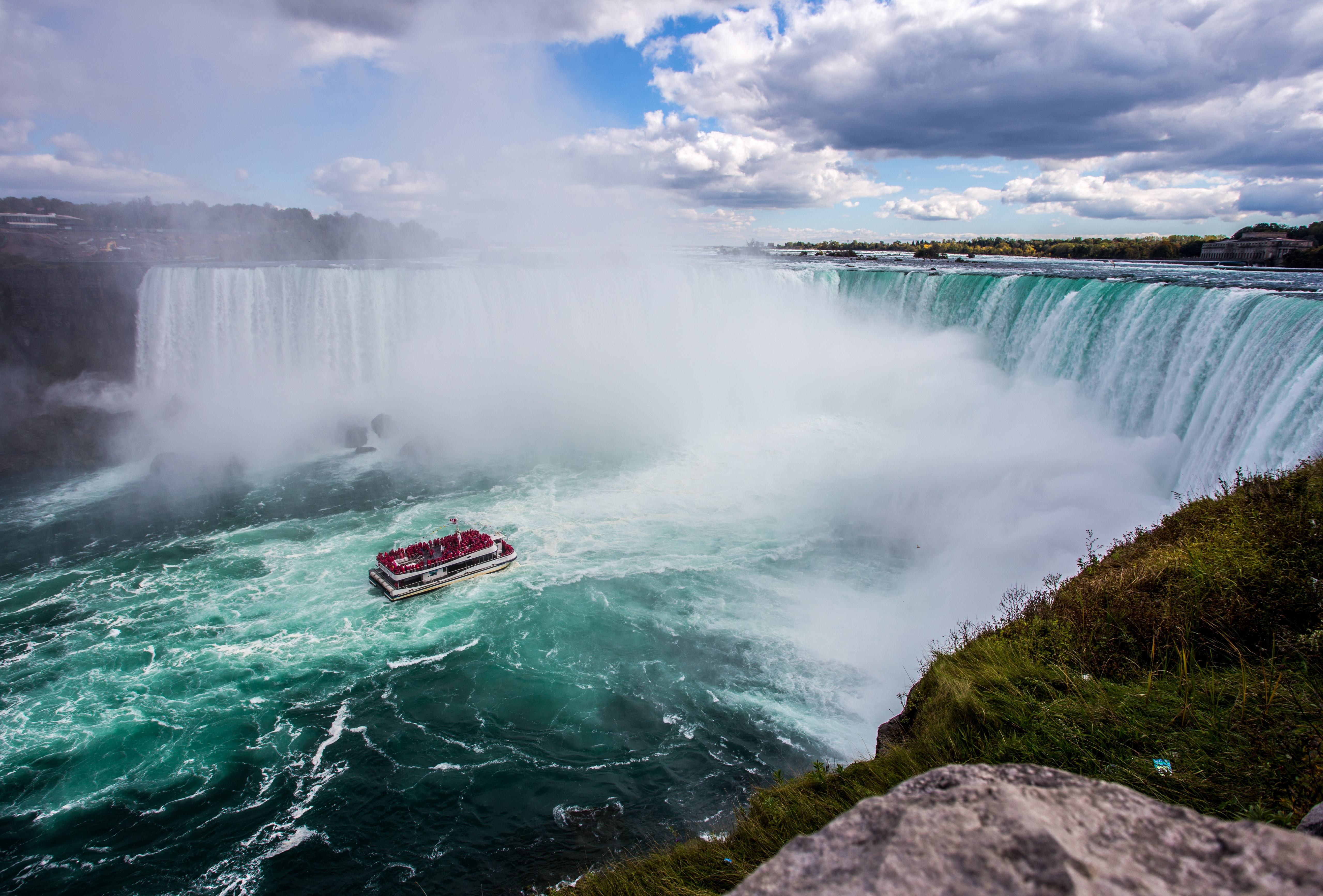 De hornblower bij de Niagara Falls, Canada