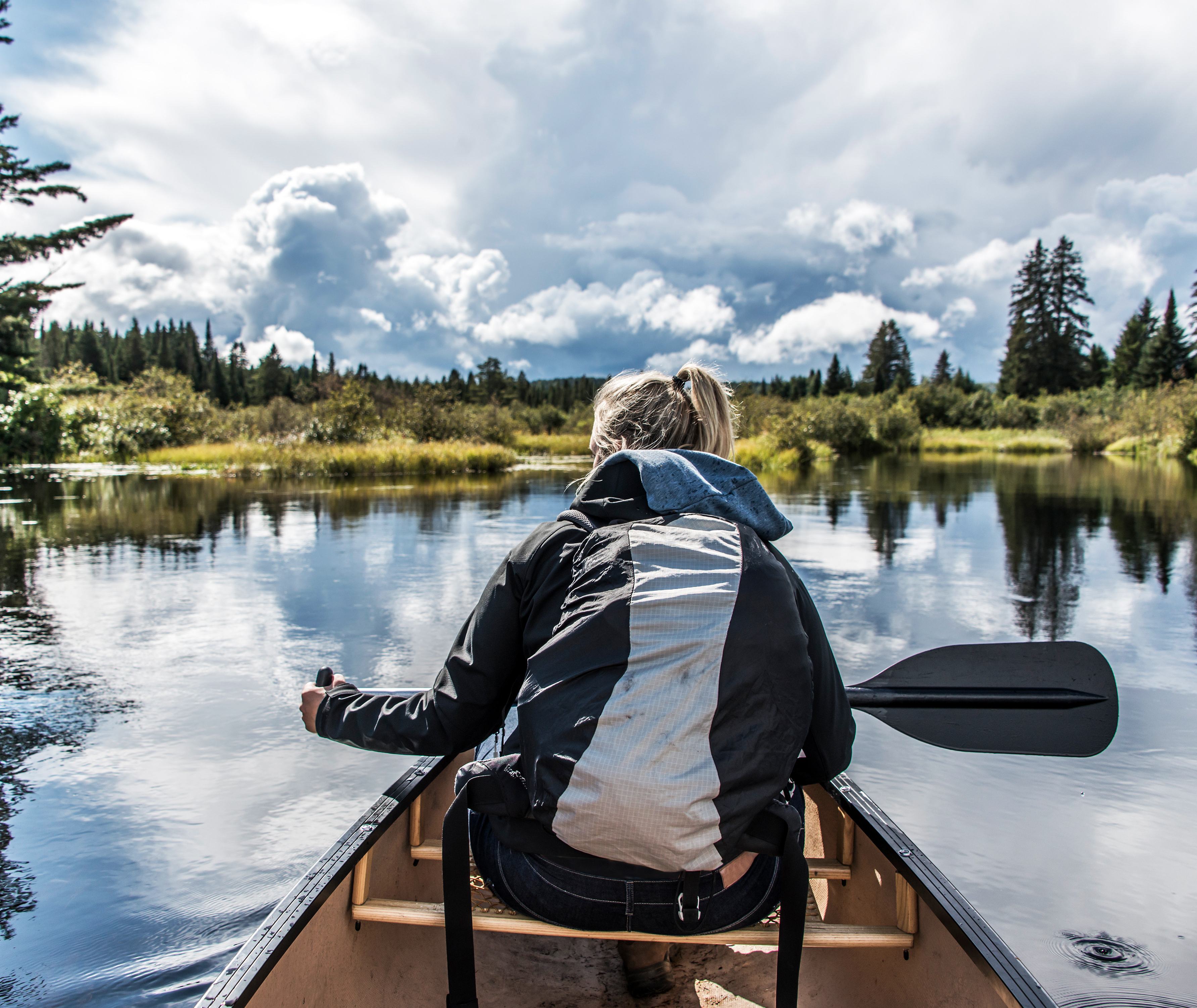 Kanoen in Algonquin Provincial Park, Canada