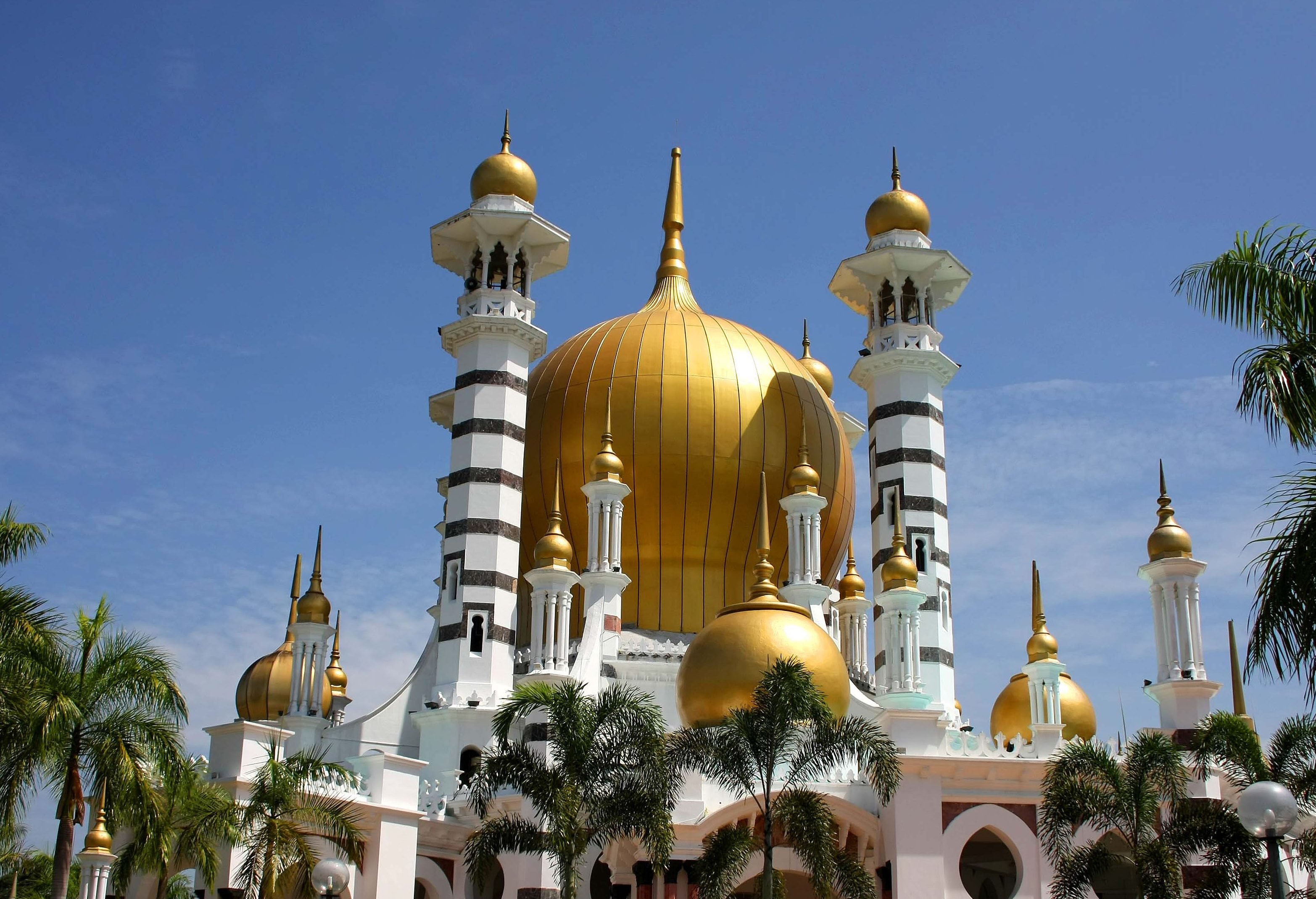 Ubudiah moskee in Kuala Kangsar in West-Maleisië