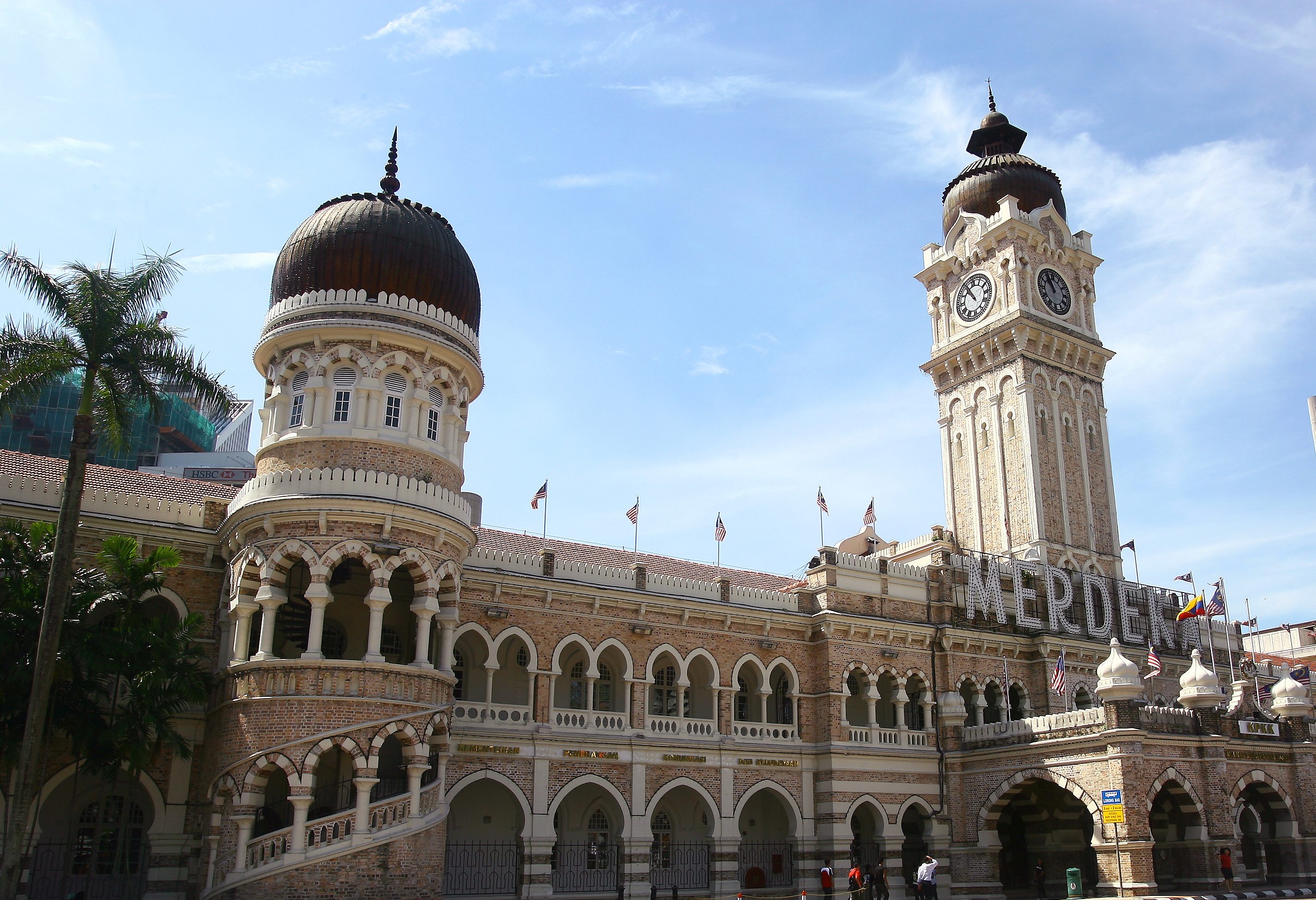 Sultan Abdul Samad gebouw in Kuala Lumpur in Maleisië