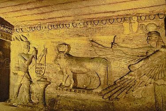 Catacomben van Alexandrië in Egypte