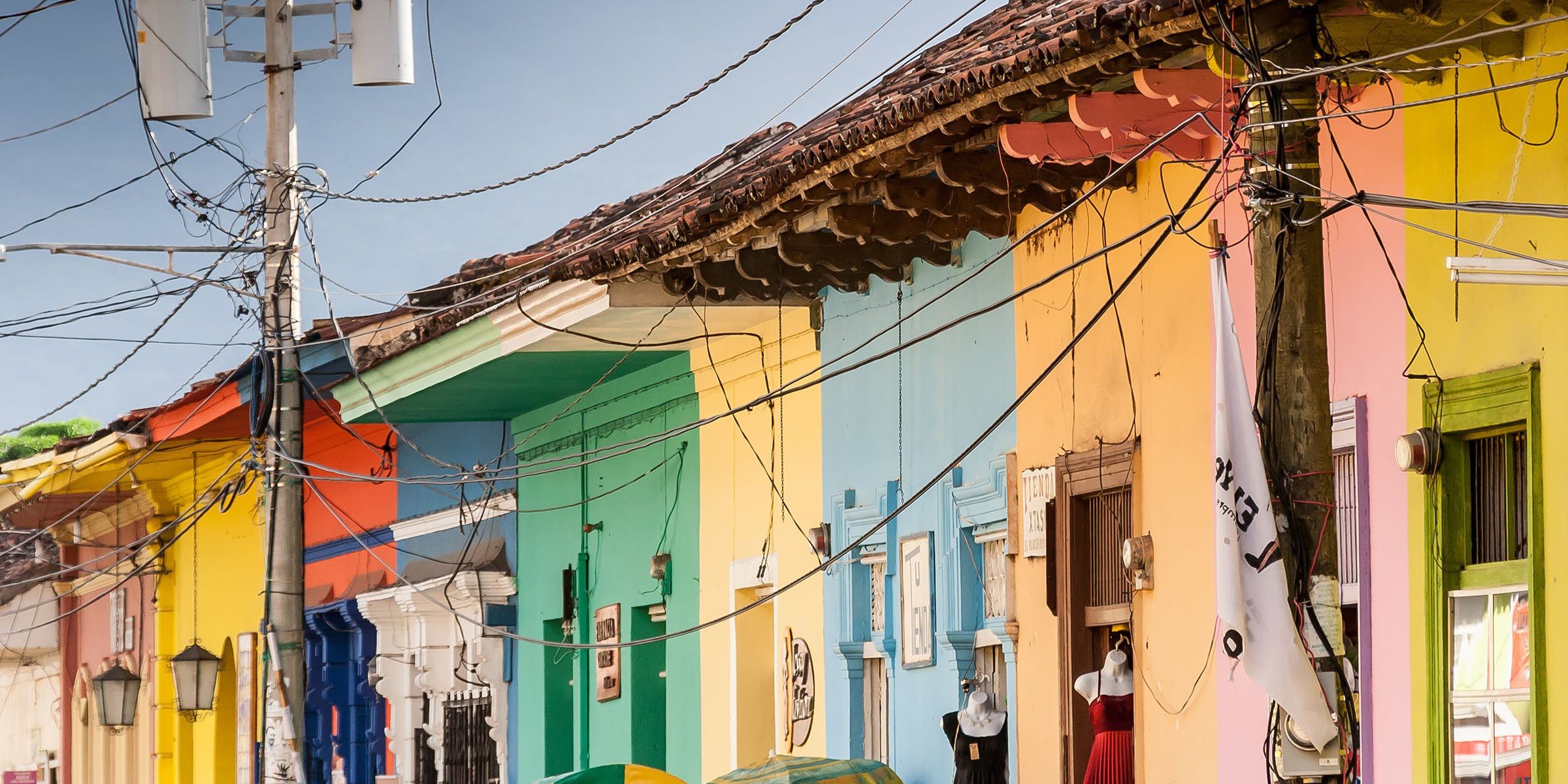 Nicaragua kleurrijke daken