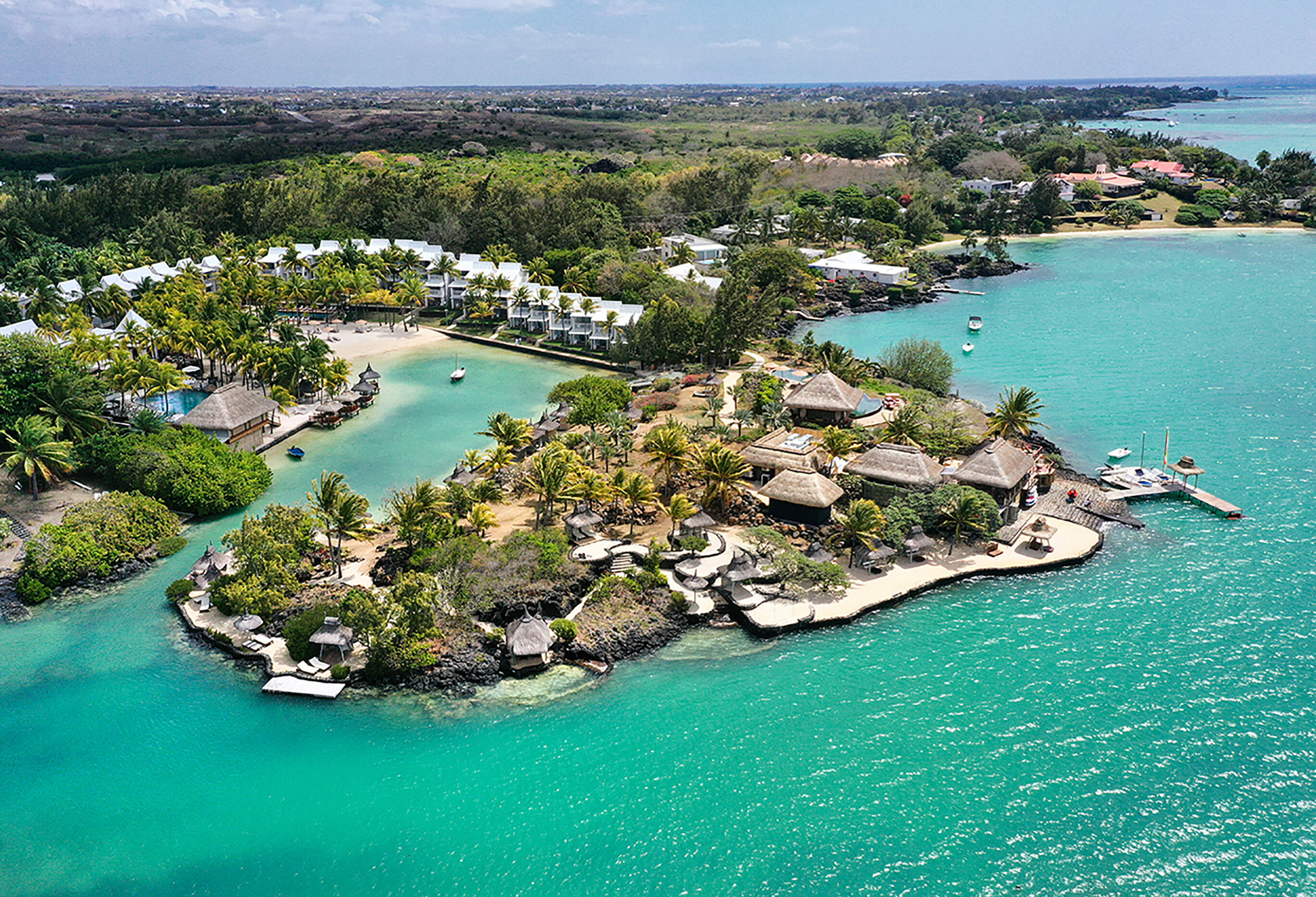 Mauritius Paradise Cove Hotel Luchtfoto