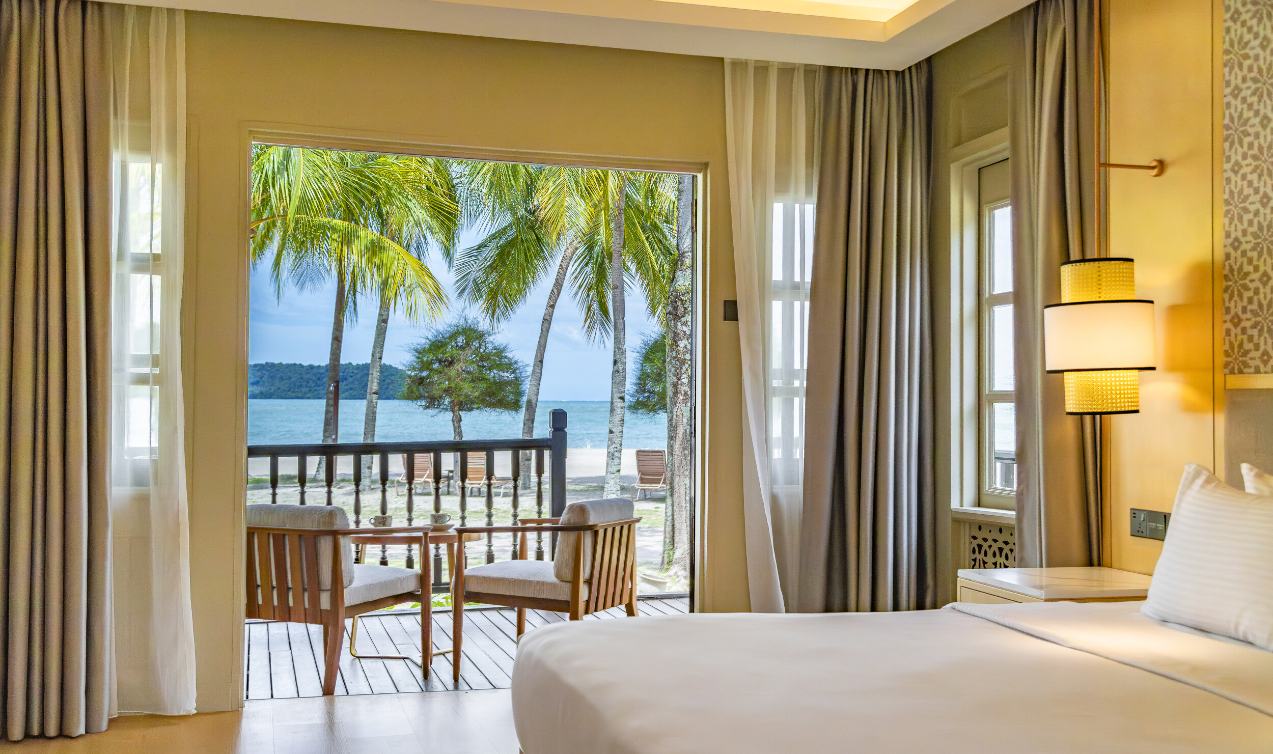 Maleisie Langkawi Pelangi Beach Resort Sea View Kamer