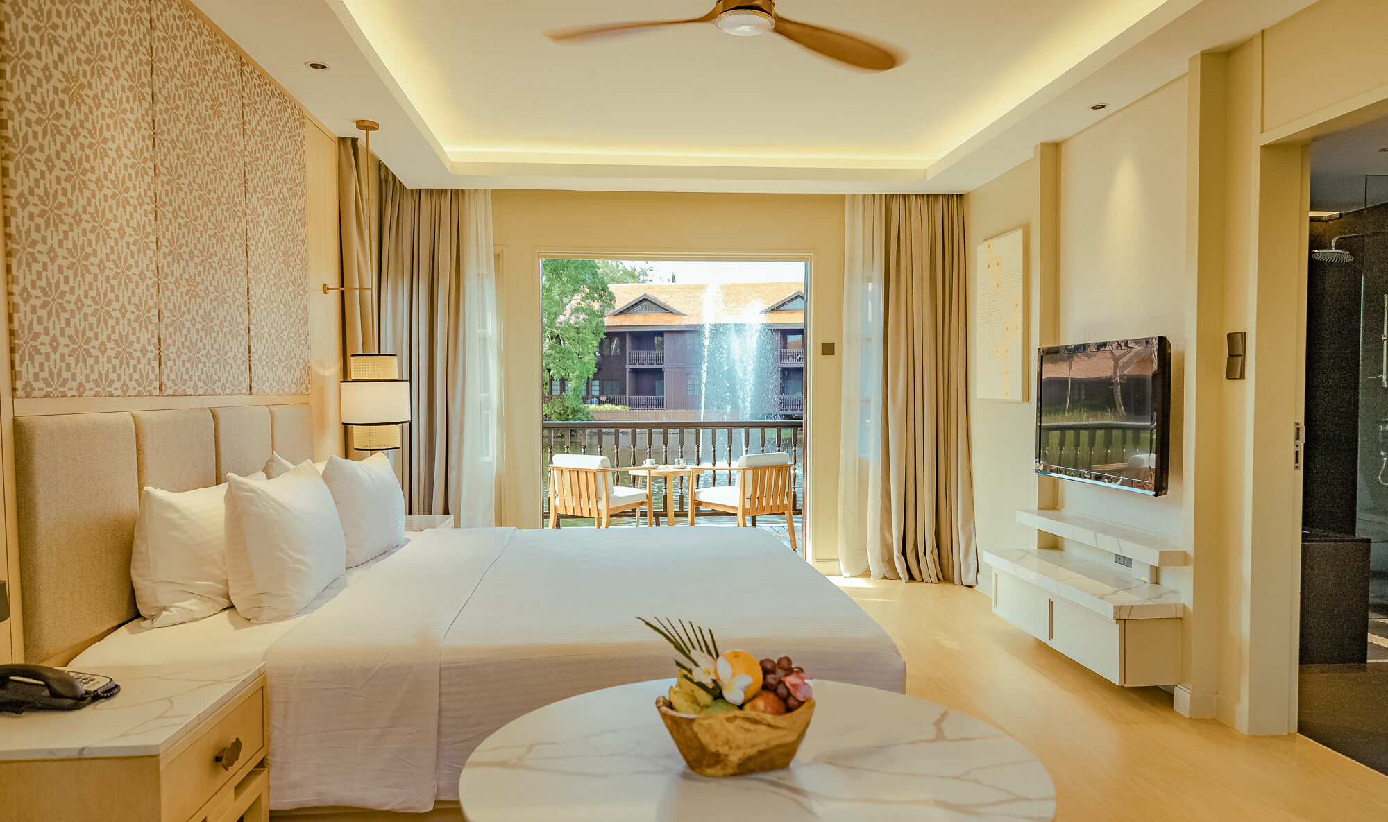 Maleisie Langkawi Pelangi Beach Resort Lake View Kamer