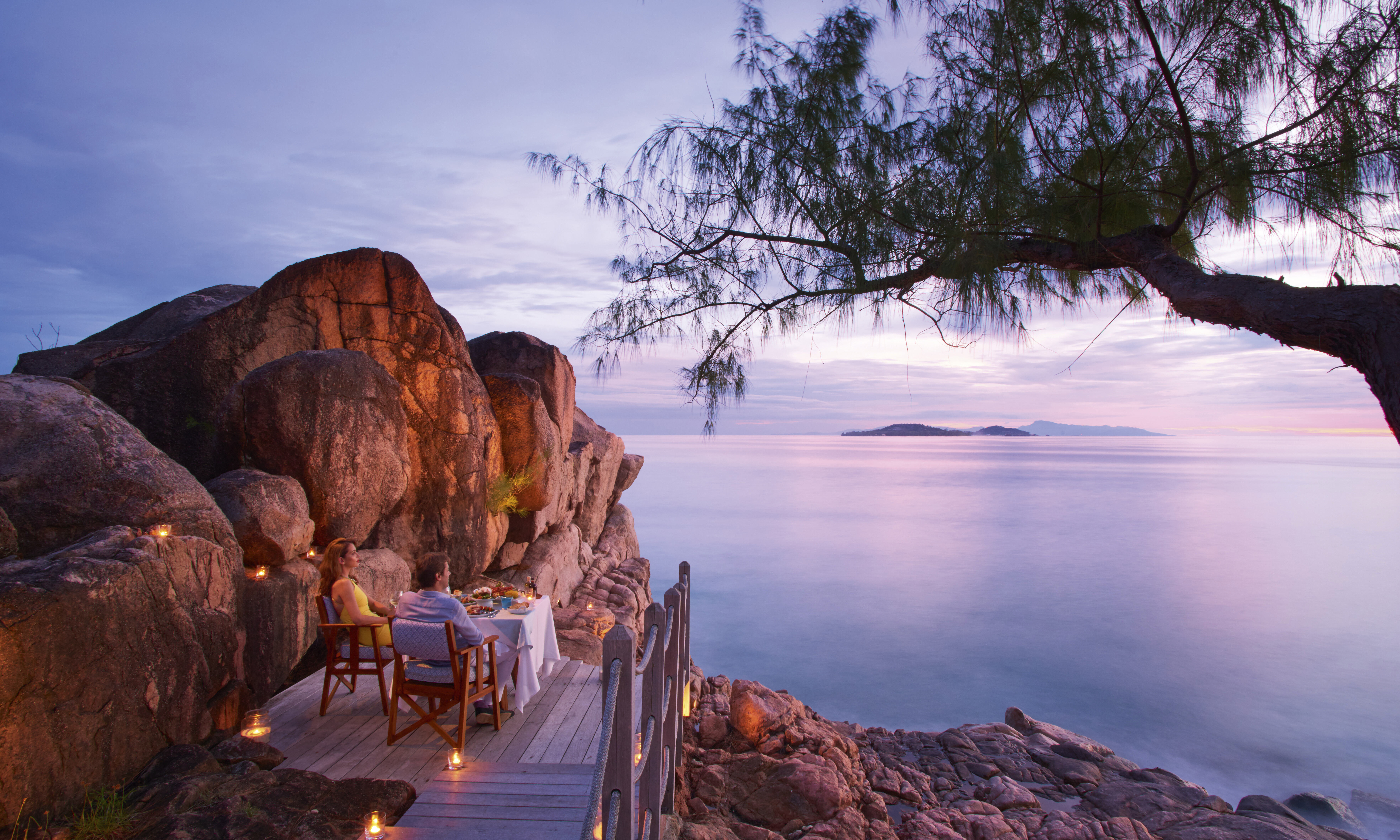 Seychellen Praslin Constance Lemuria Dinner