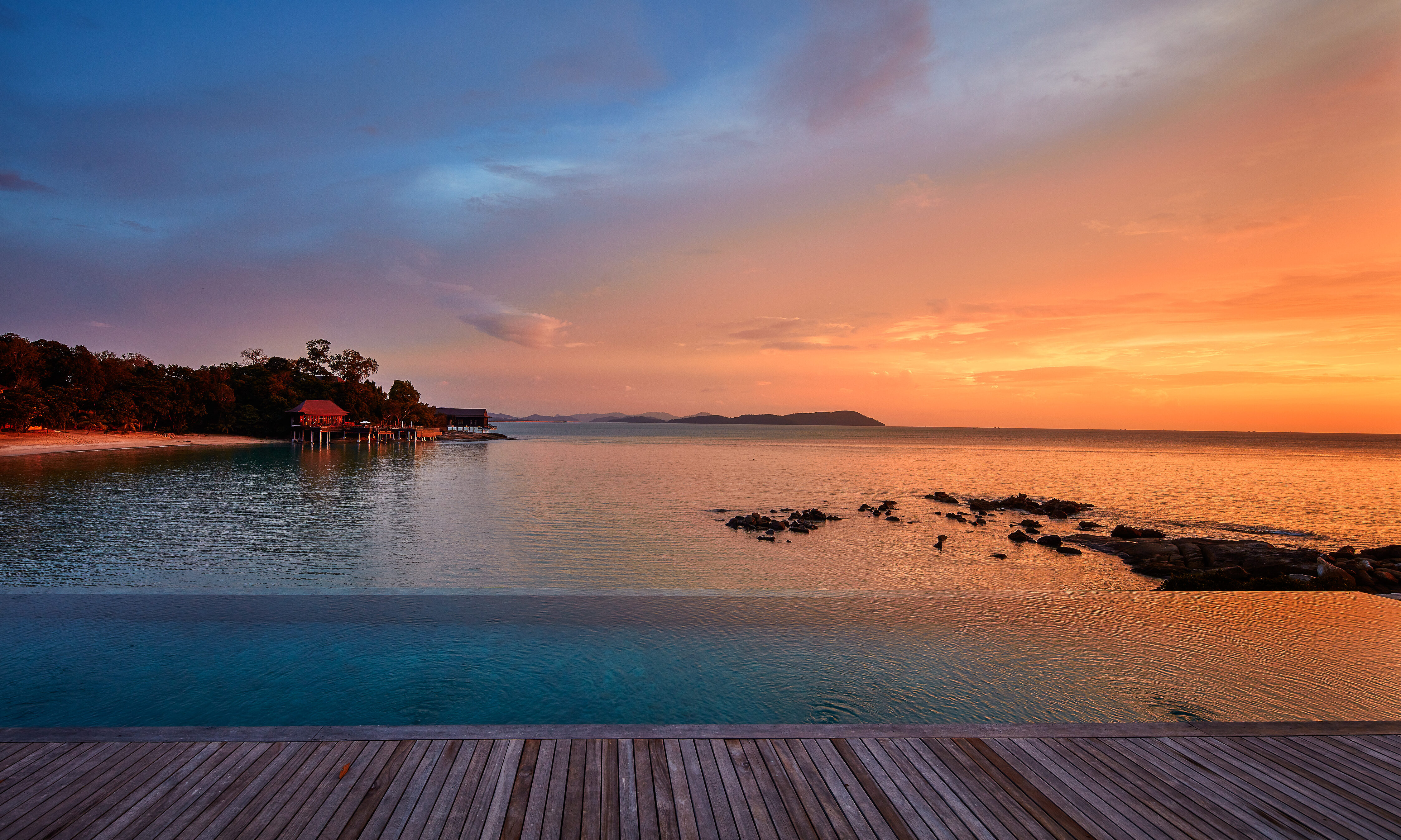 Ritz Carlton Langkawi Maleisie sunset