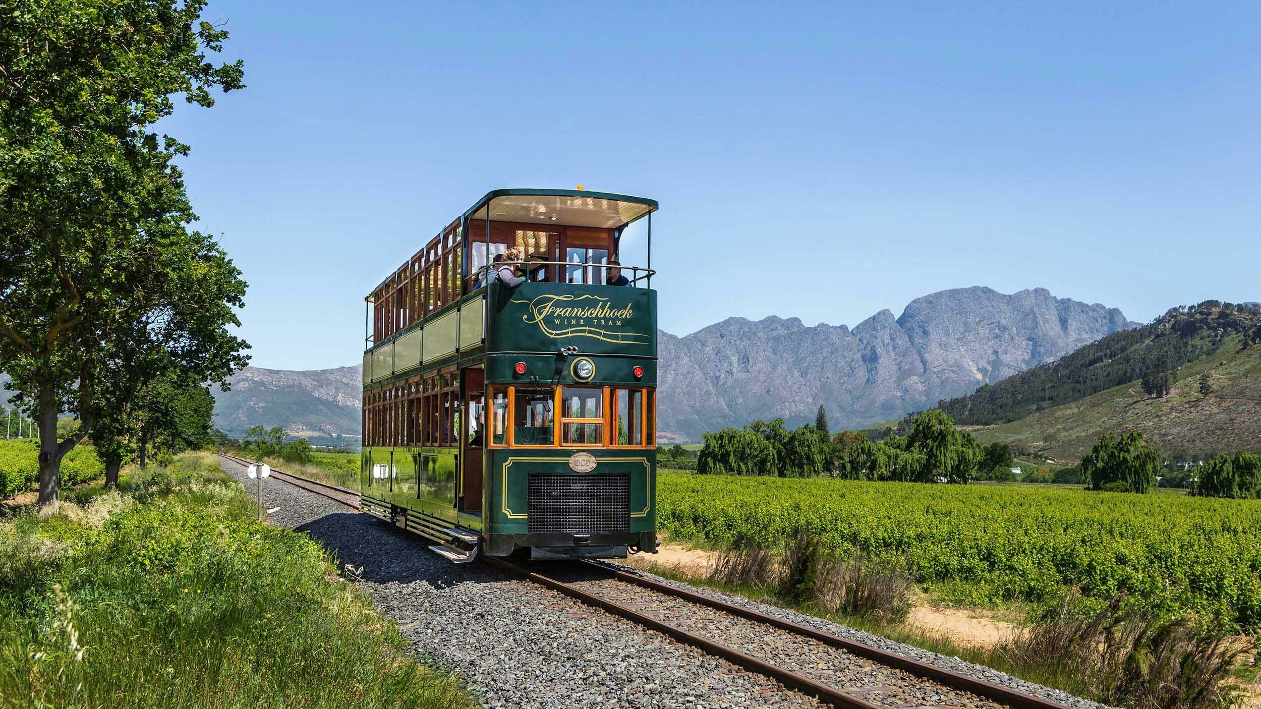 Wine tram Franschhoek