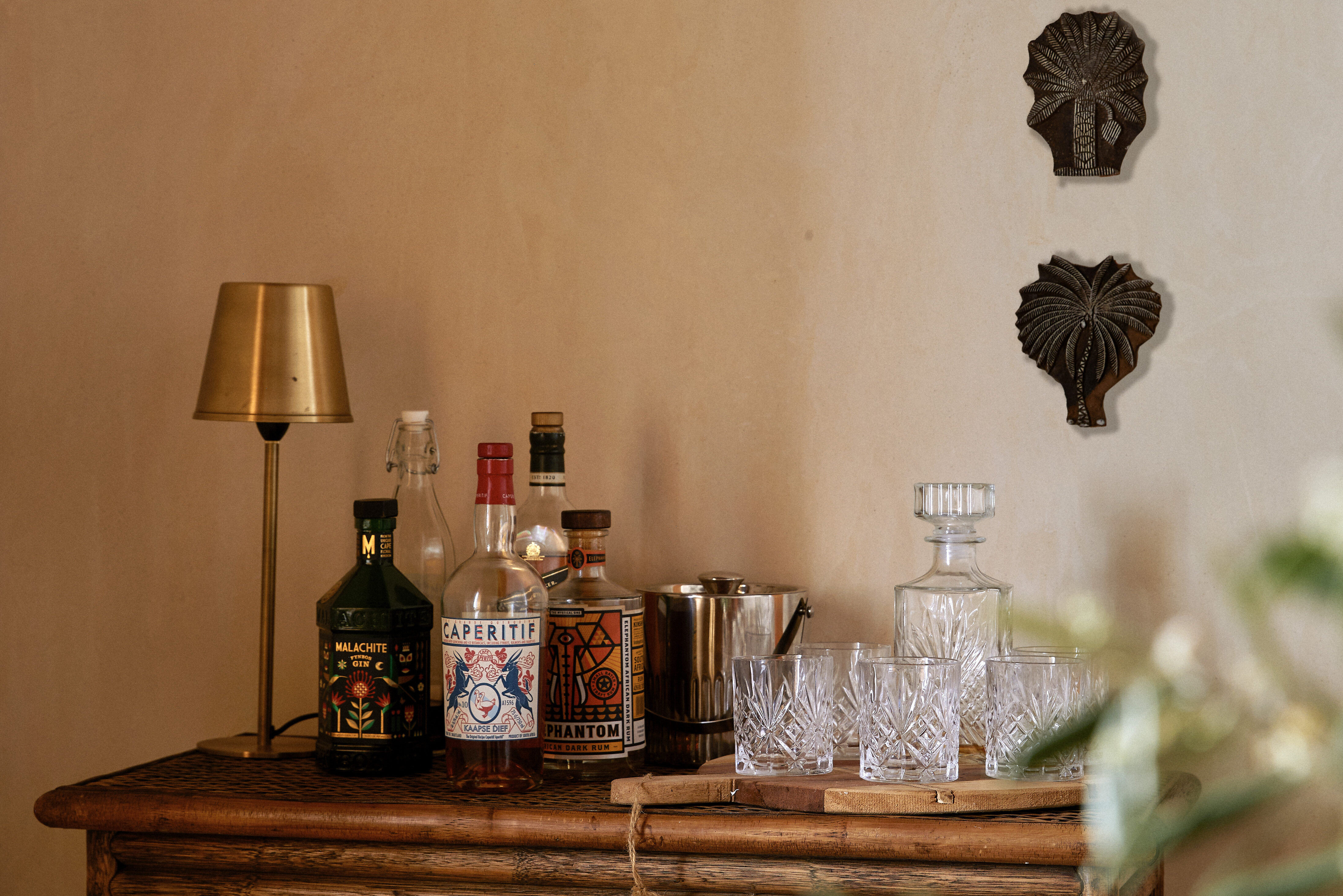 Drankjes bij Kokos Huis Zuid Afrika