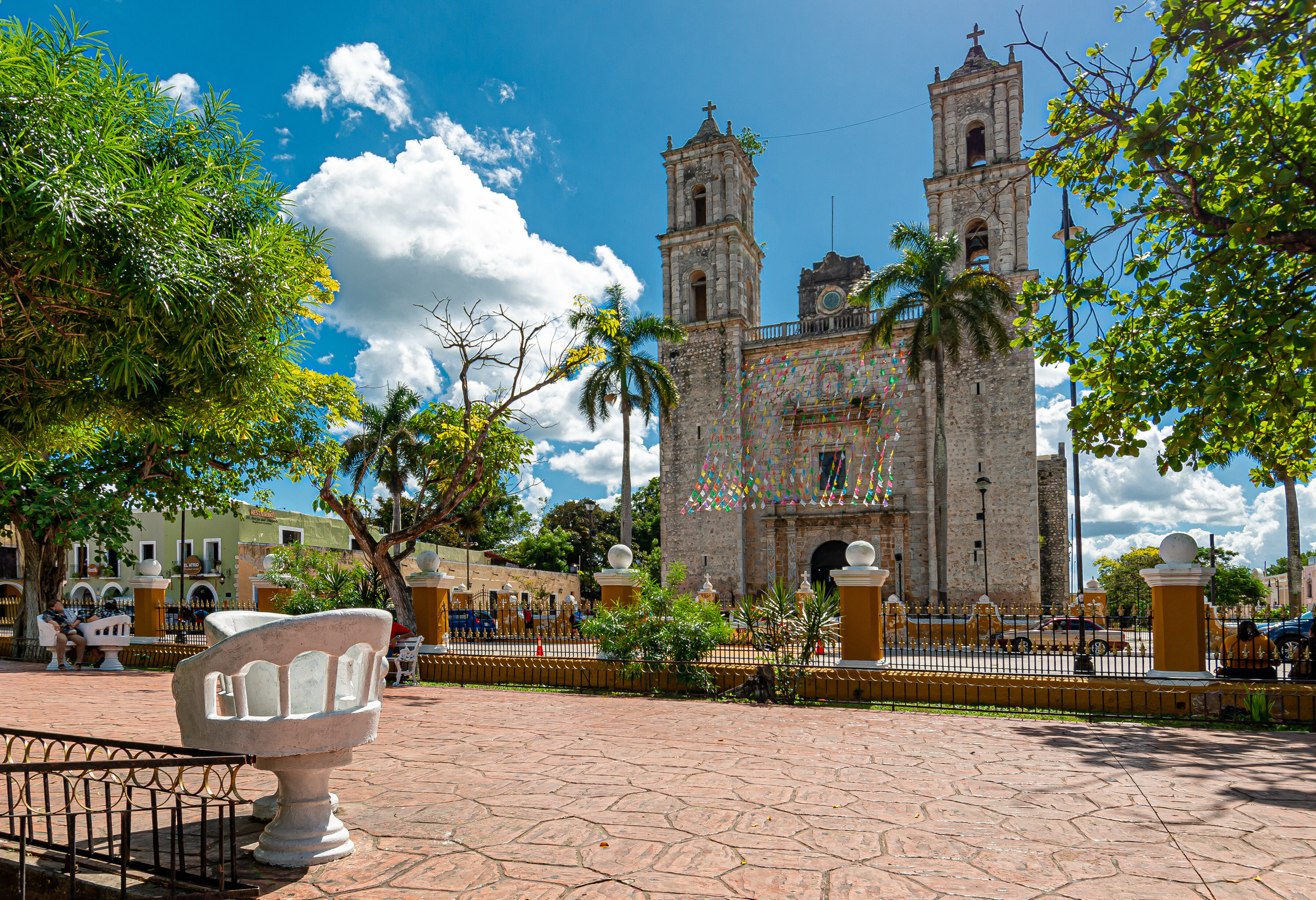 Mexico Yucatan Valladolid Centrale Kathedraal
