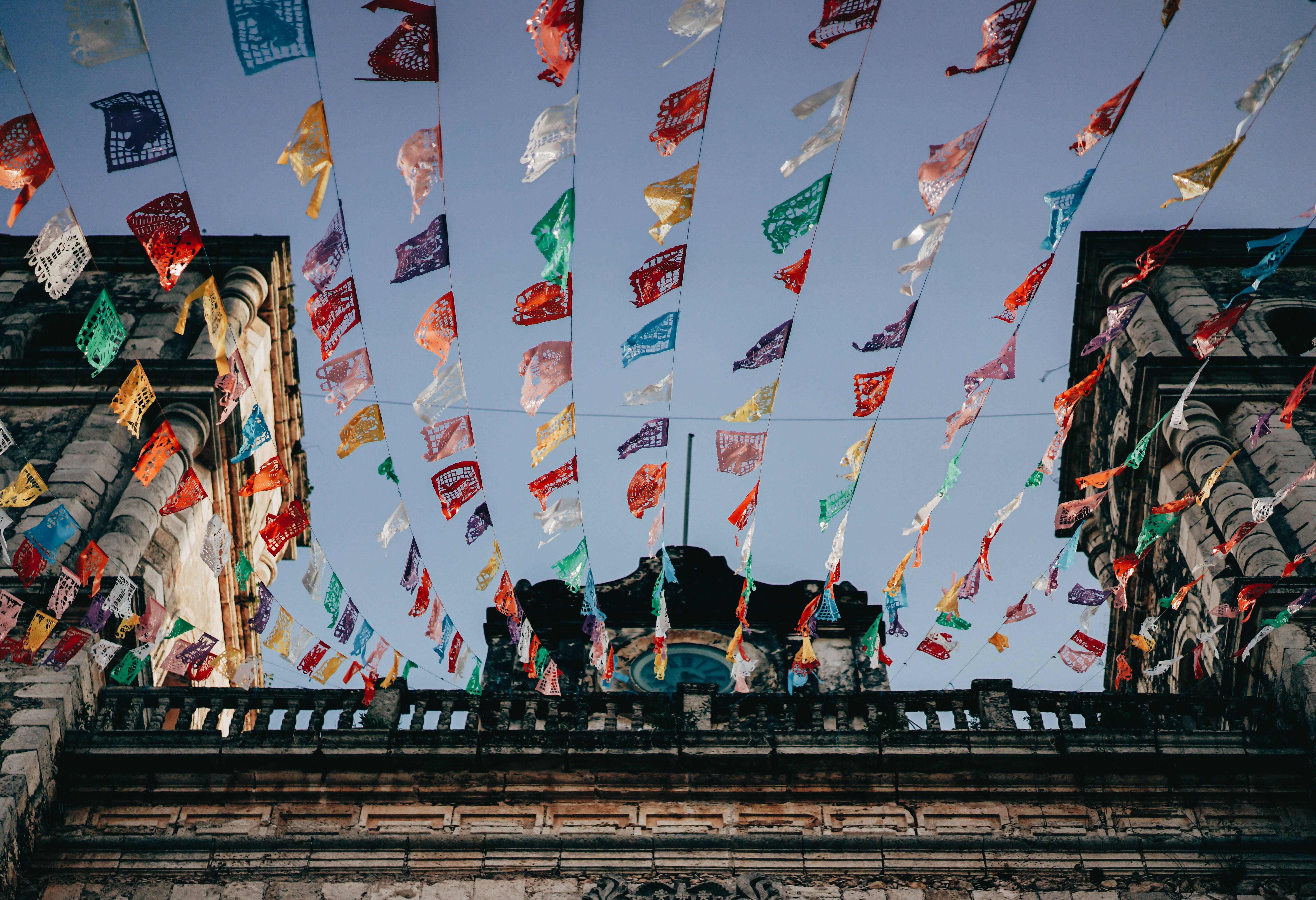 Mexico Yucatan Valladolid Vlaggetjes