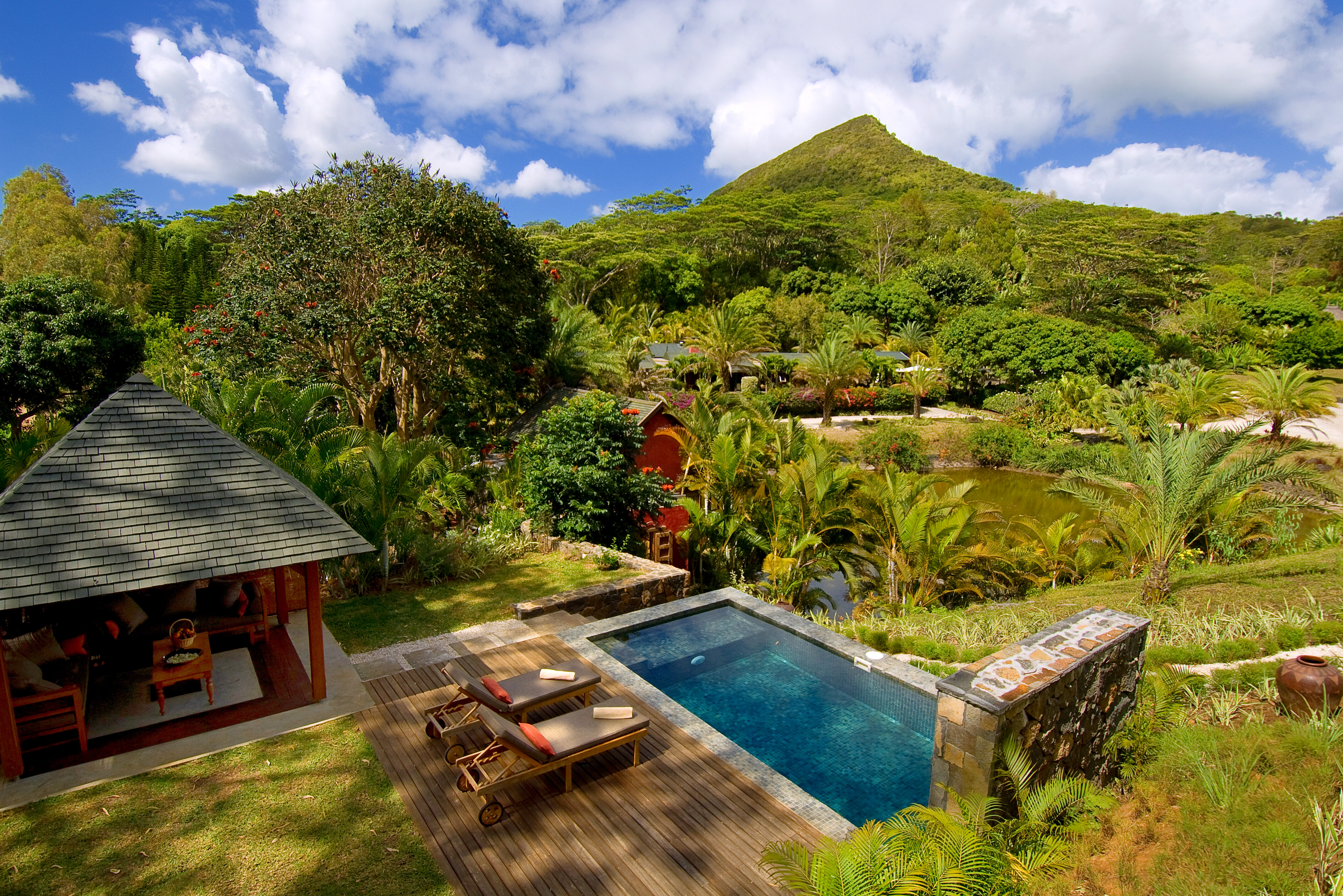 Mauritius Lakaz Chamarel Exclusive Lodge Zwembad