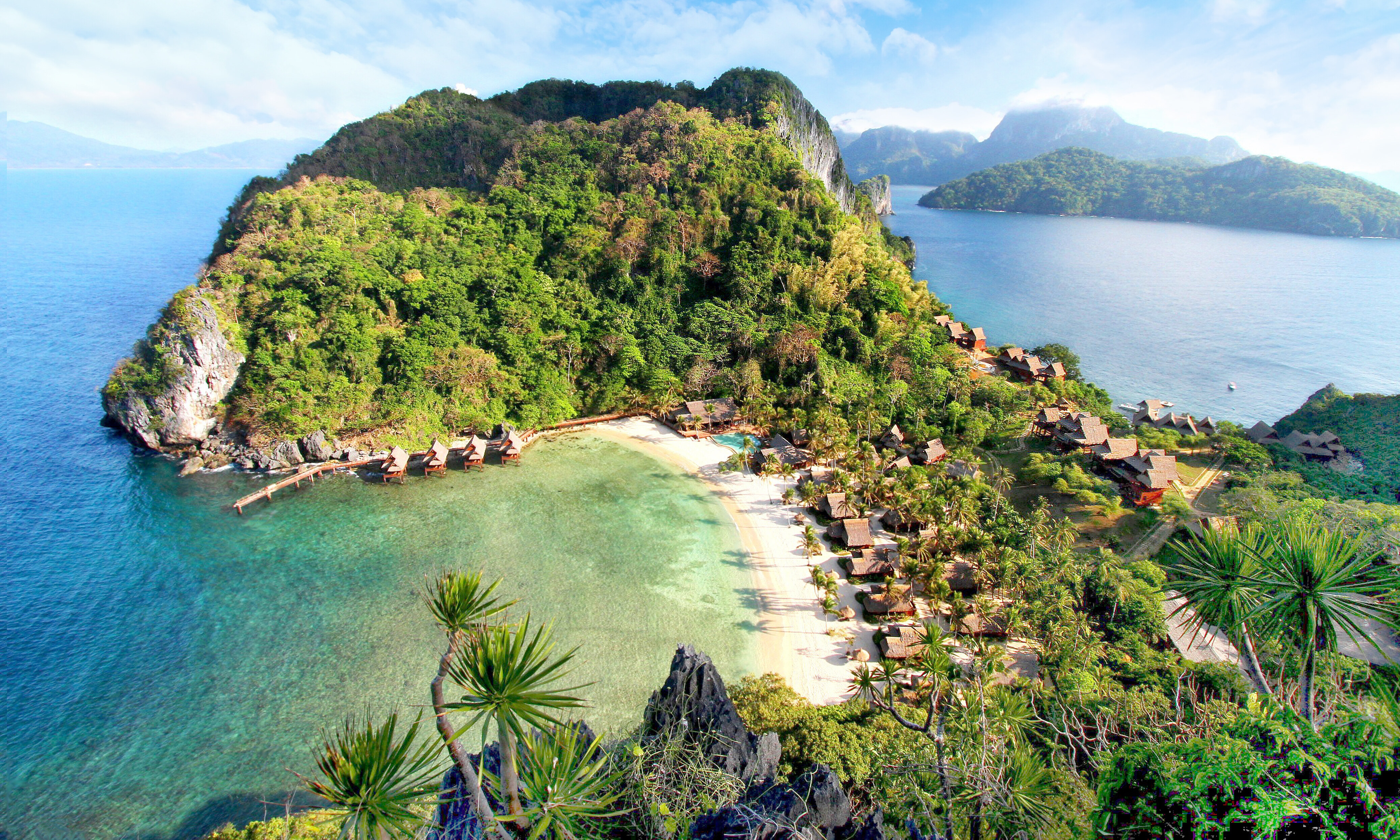 Filipijnen-El-Nido-Cauayan-Island-Resort-Baai