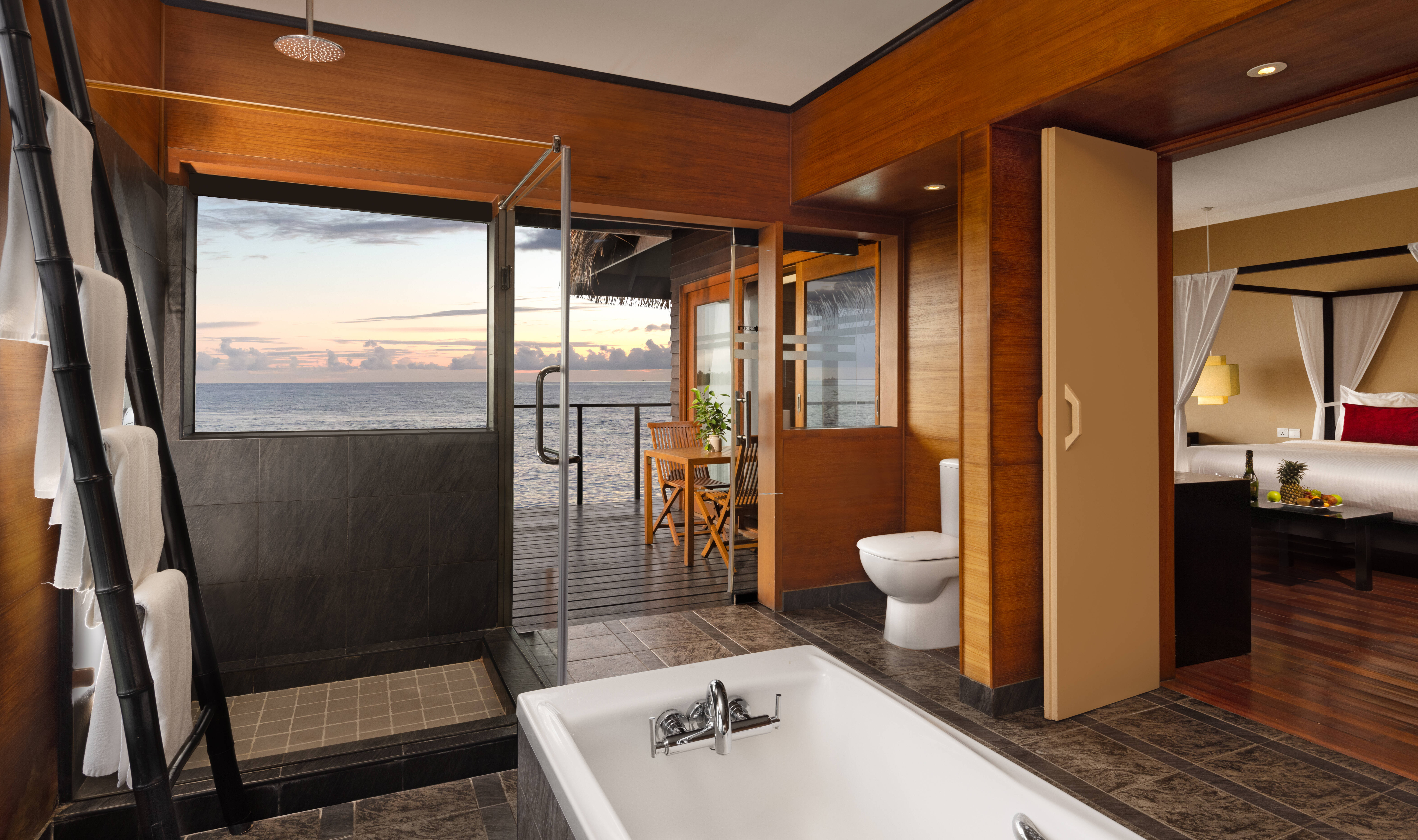 Malediven Adaaran Select Hudhuran Fushi Sunrise Ocean Villa