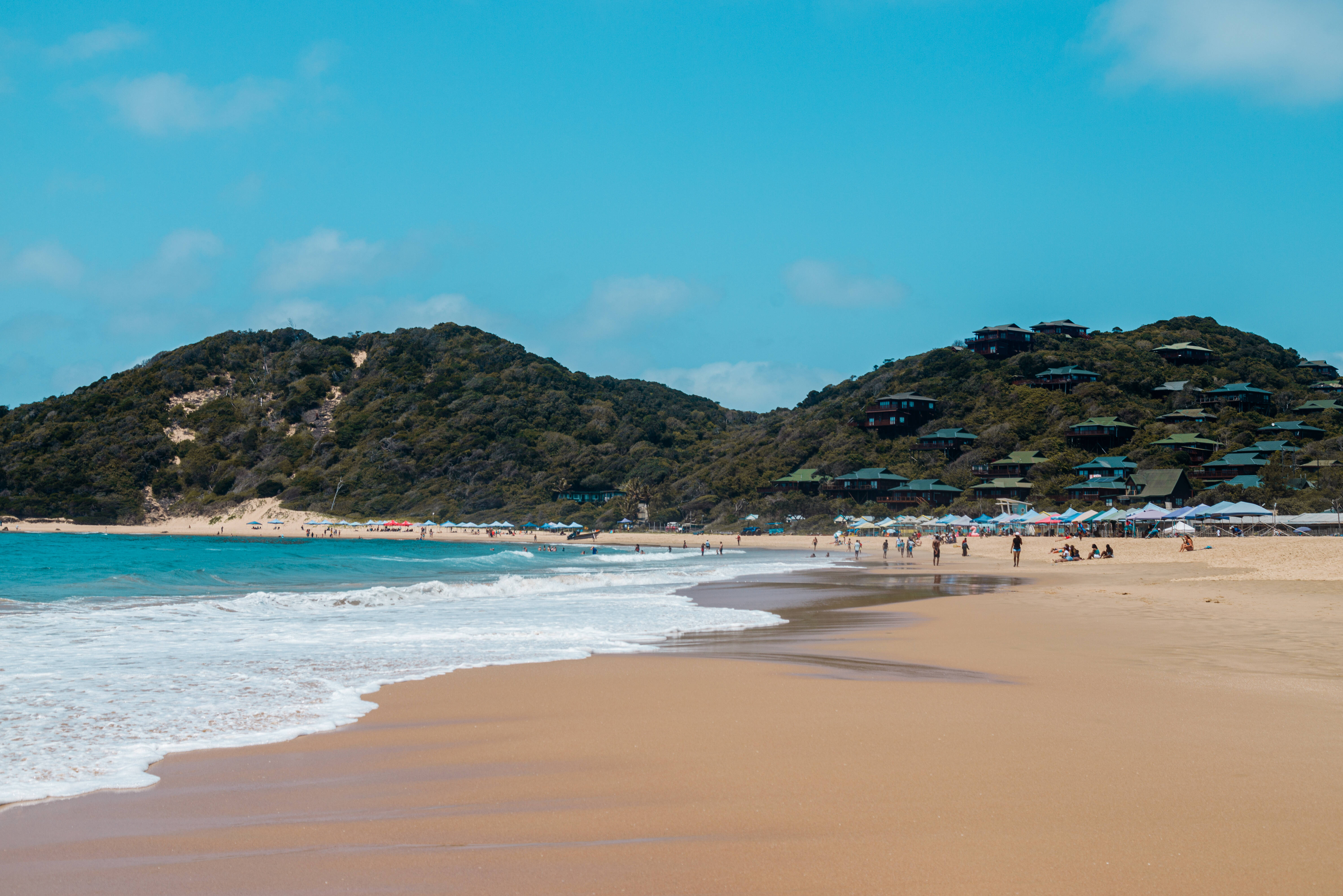 Ponta do Ouro strand in Mozambique