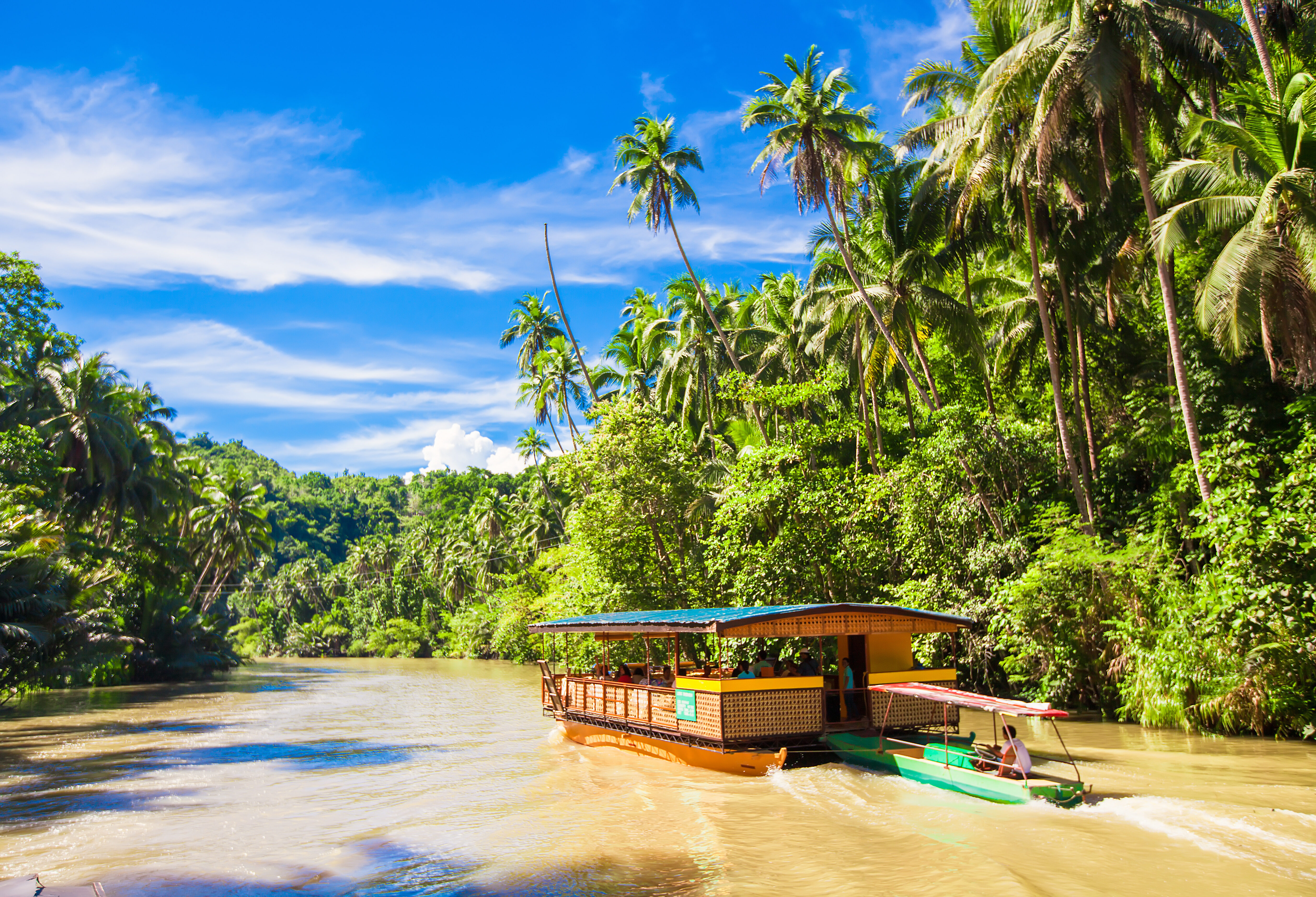 Loboc-rivier op Bohol