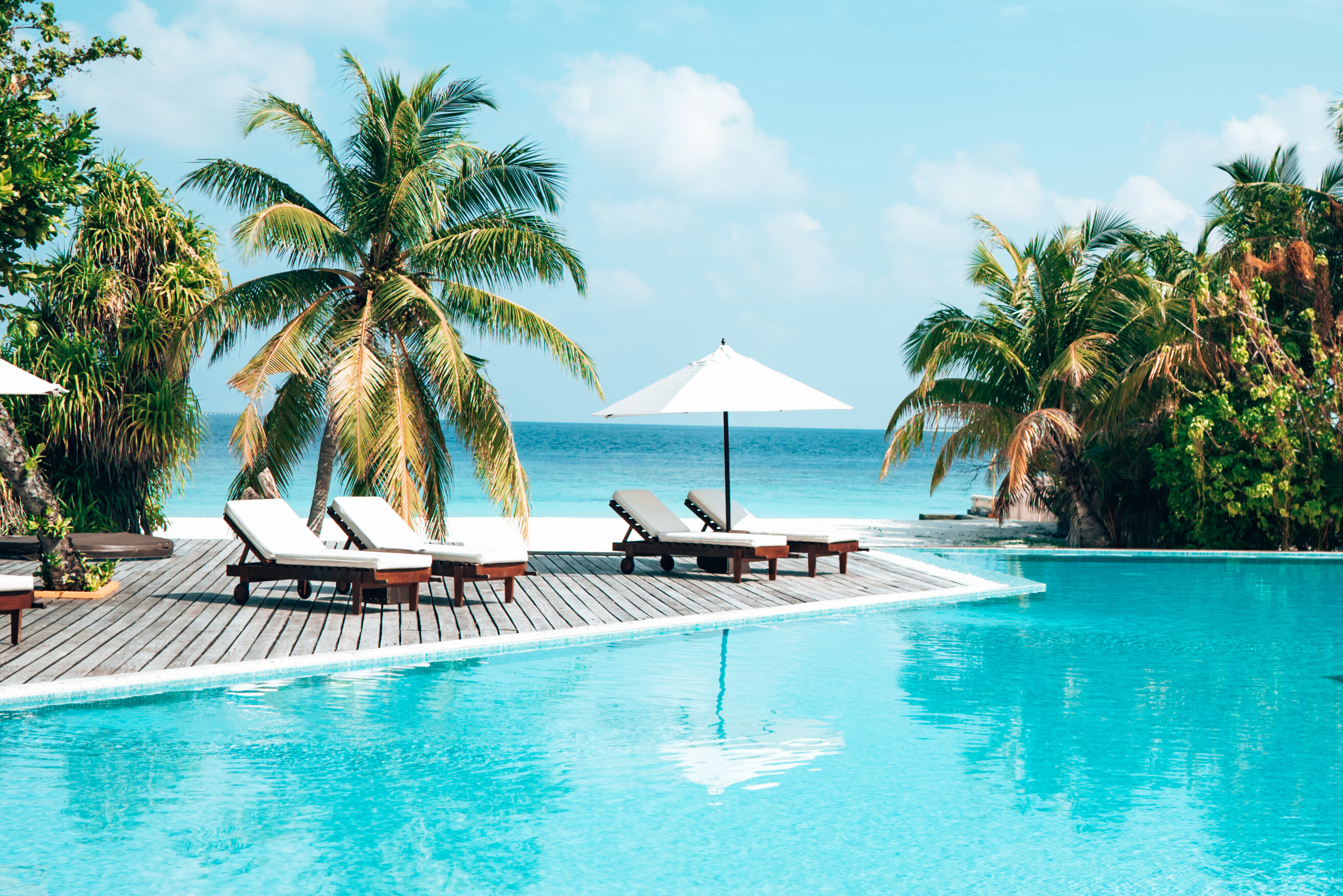 Malediven Adaaran Select Meedhupparu Zwembad