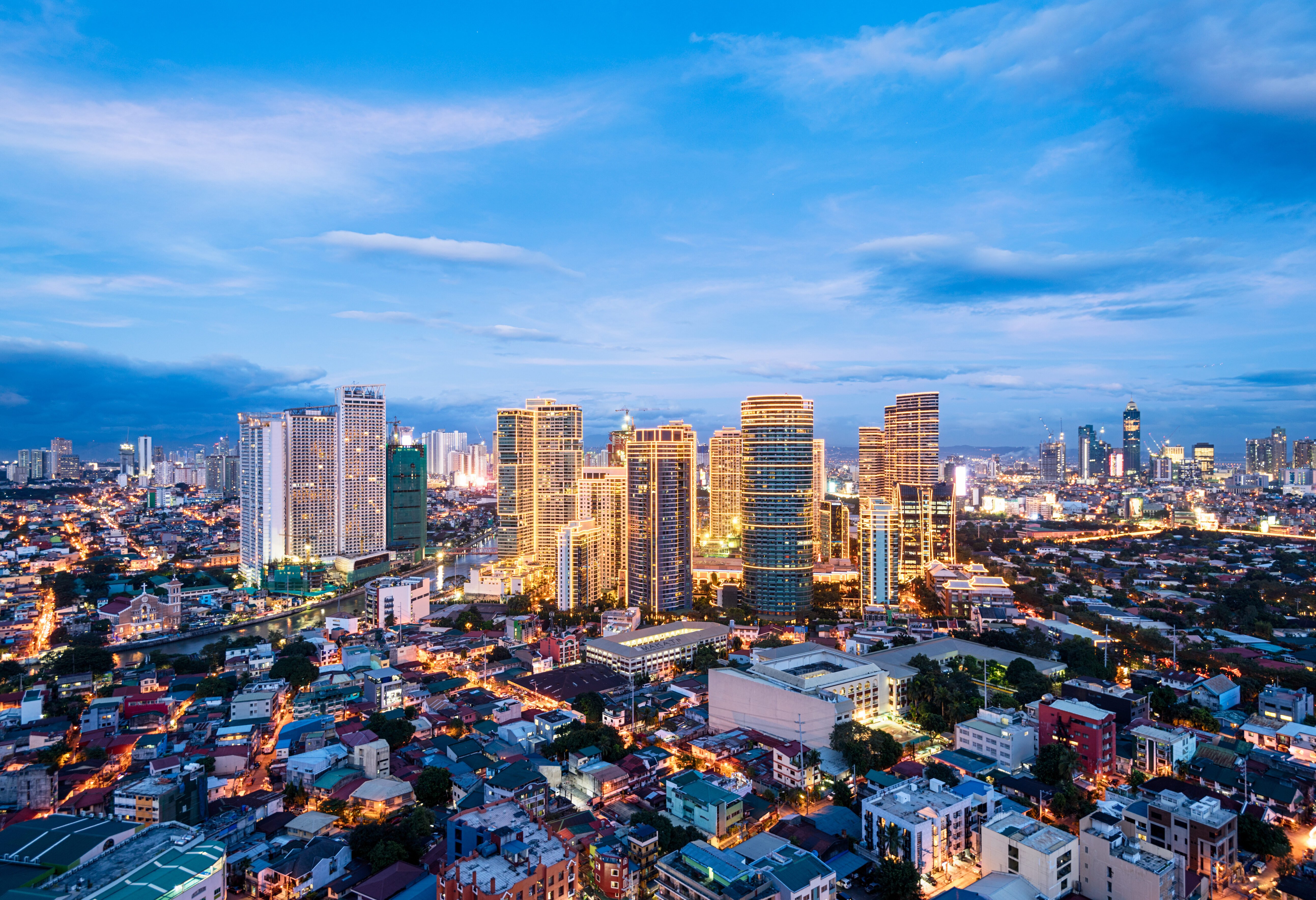 Skyline van Manila
