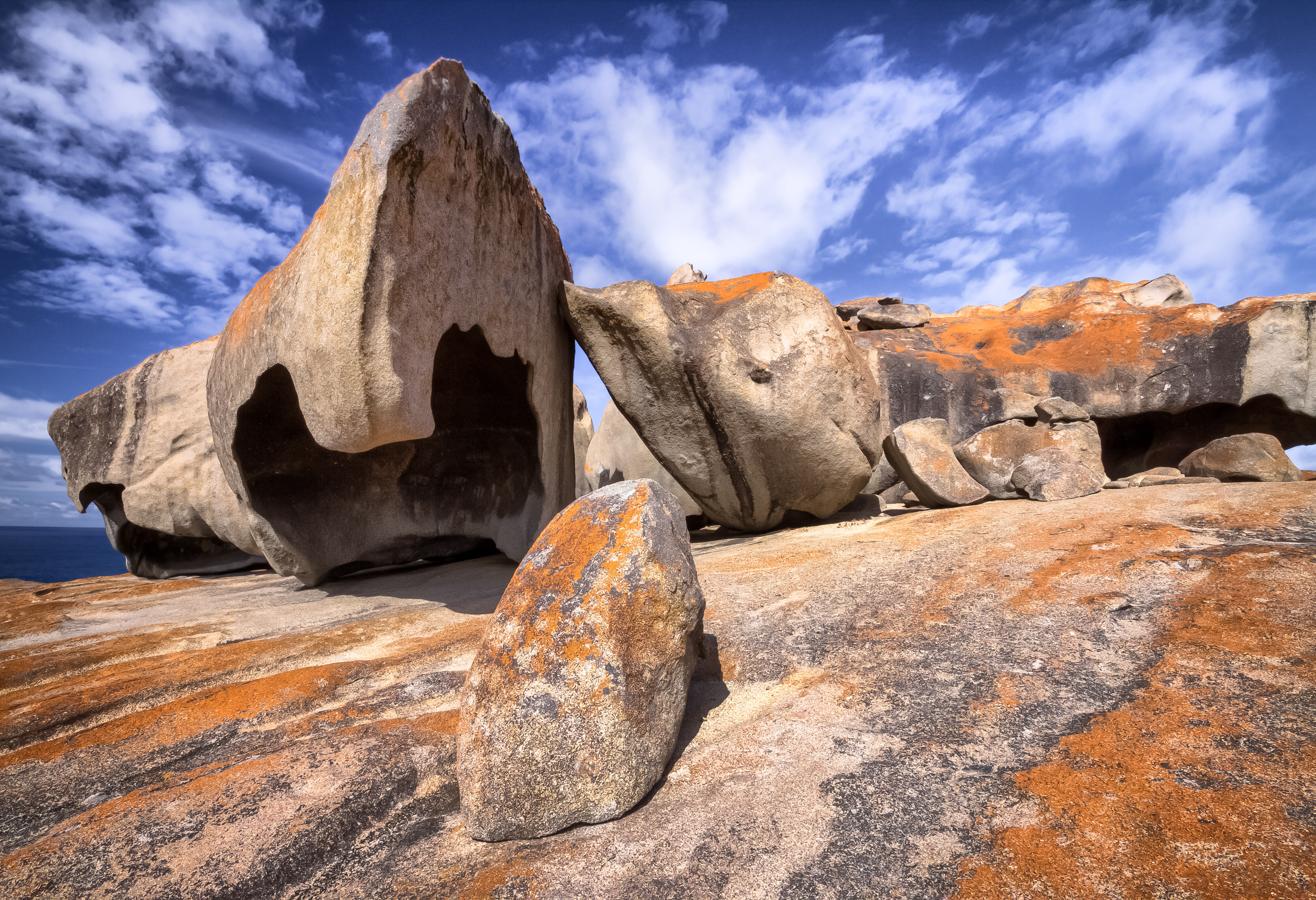 Remarkable Rocks in het Flinders Chase National Park op Kangaroo Island in Australie