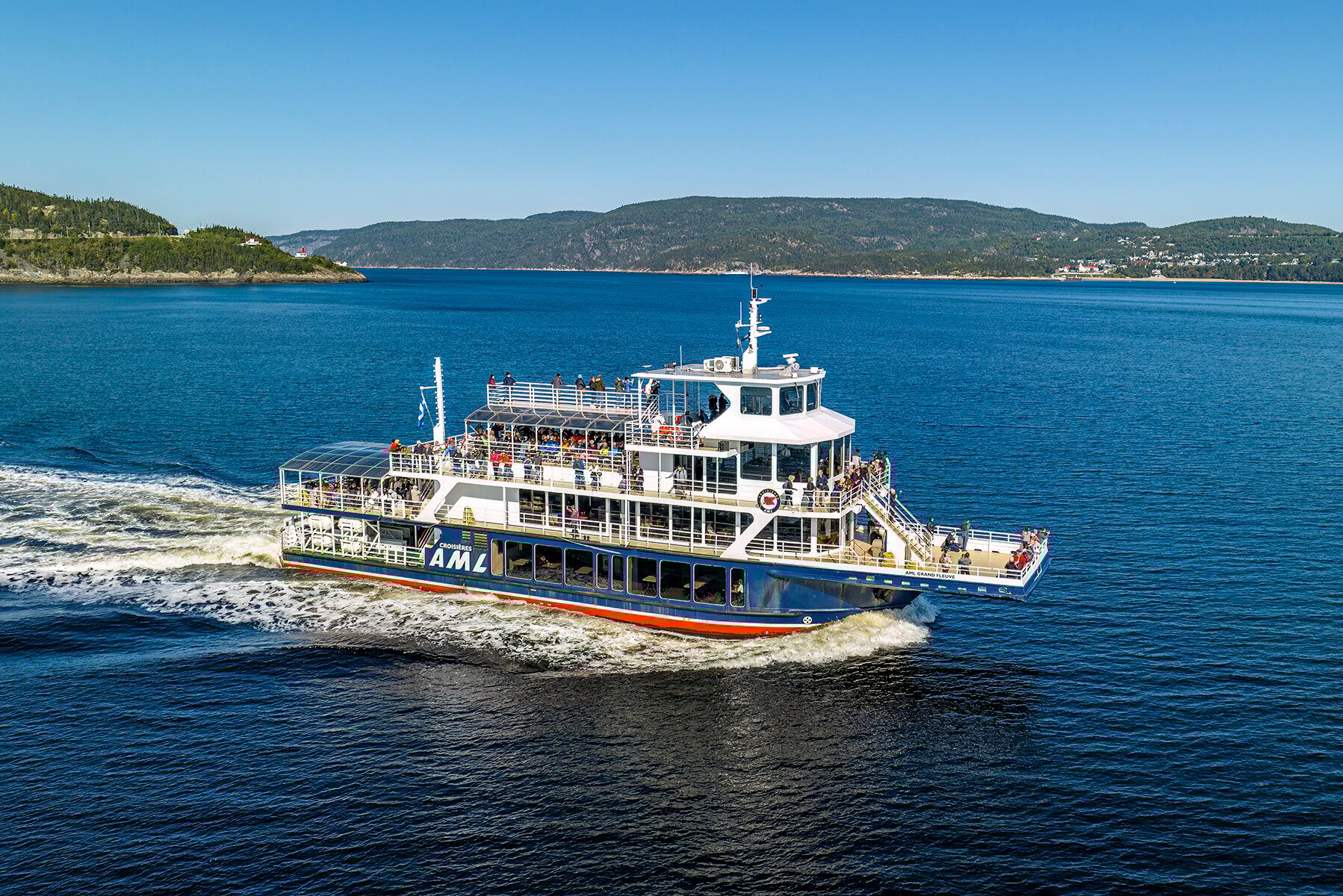 Walvistocht per boot vanuit Tadoussac Canada