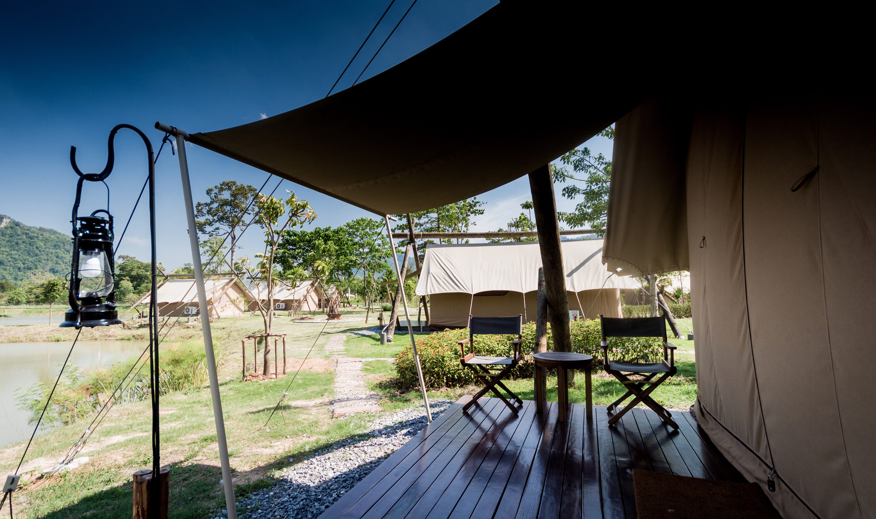 Thailand Khao Yai Lala Mukha Tented Resort Deluxe Savannah Tennt