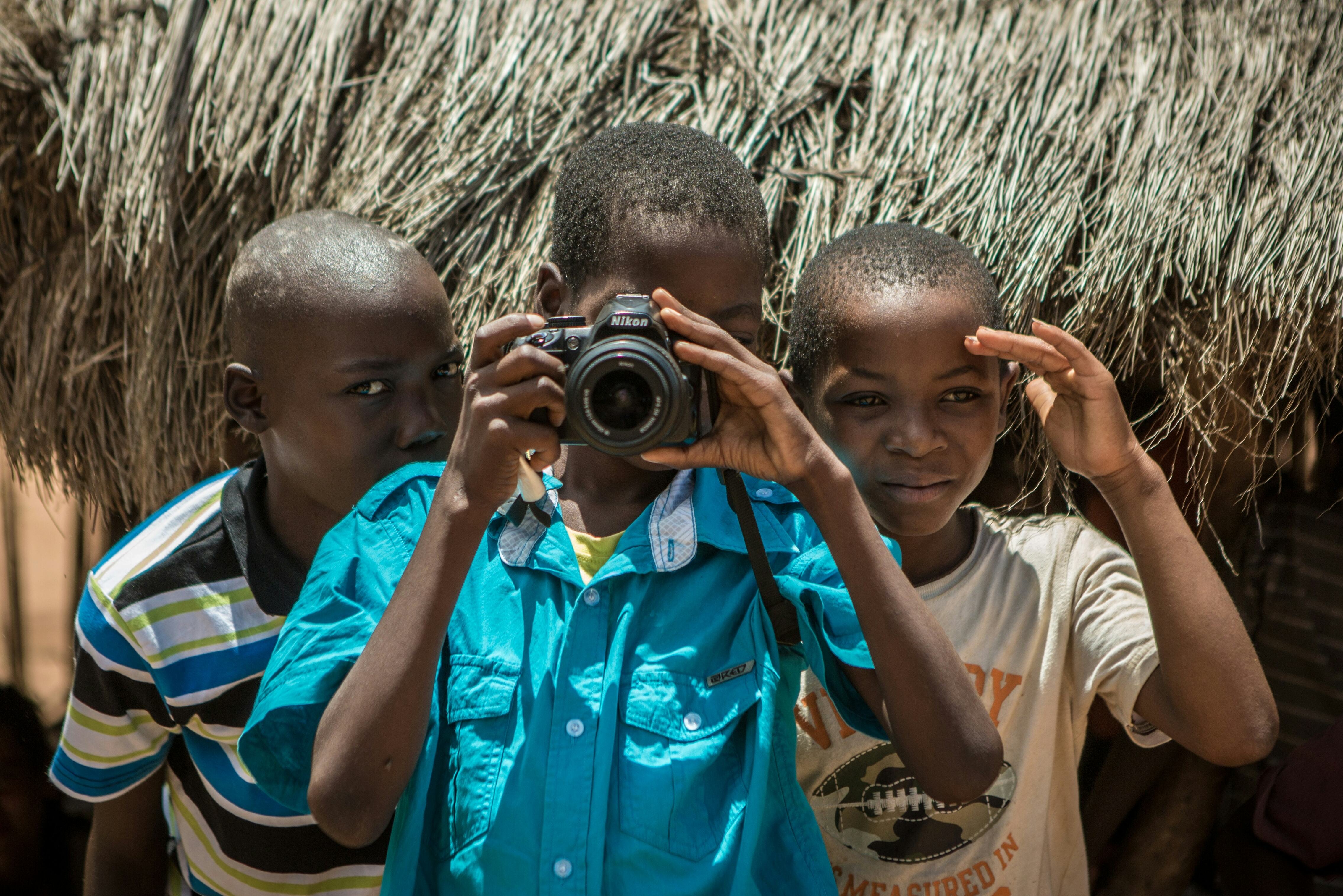 Kinderen met camera
