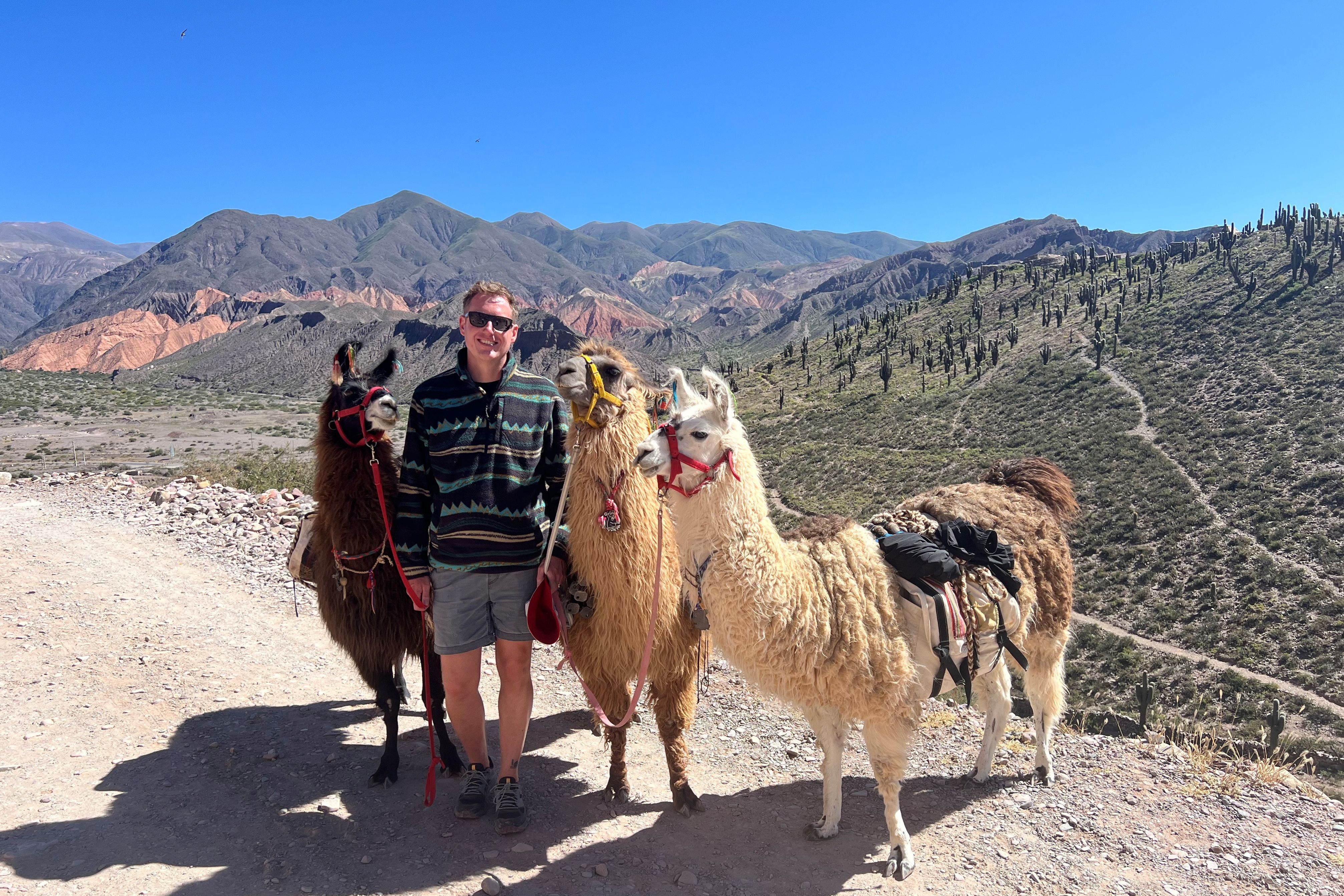 Prachtig uitzicht onderweg