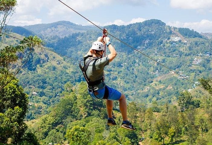 Ziplining in Sri Lanka
