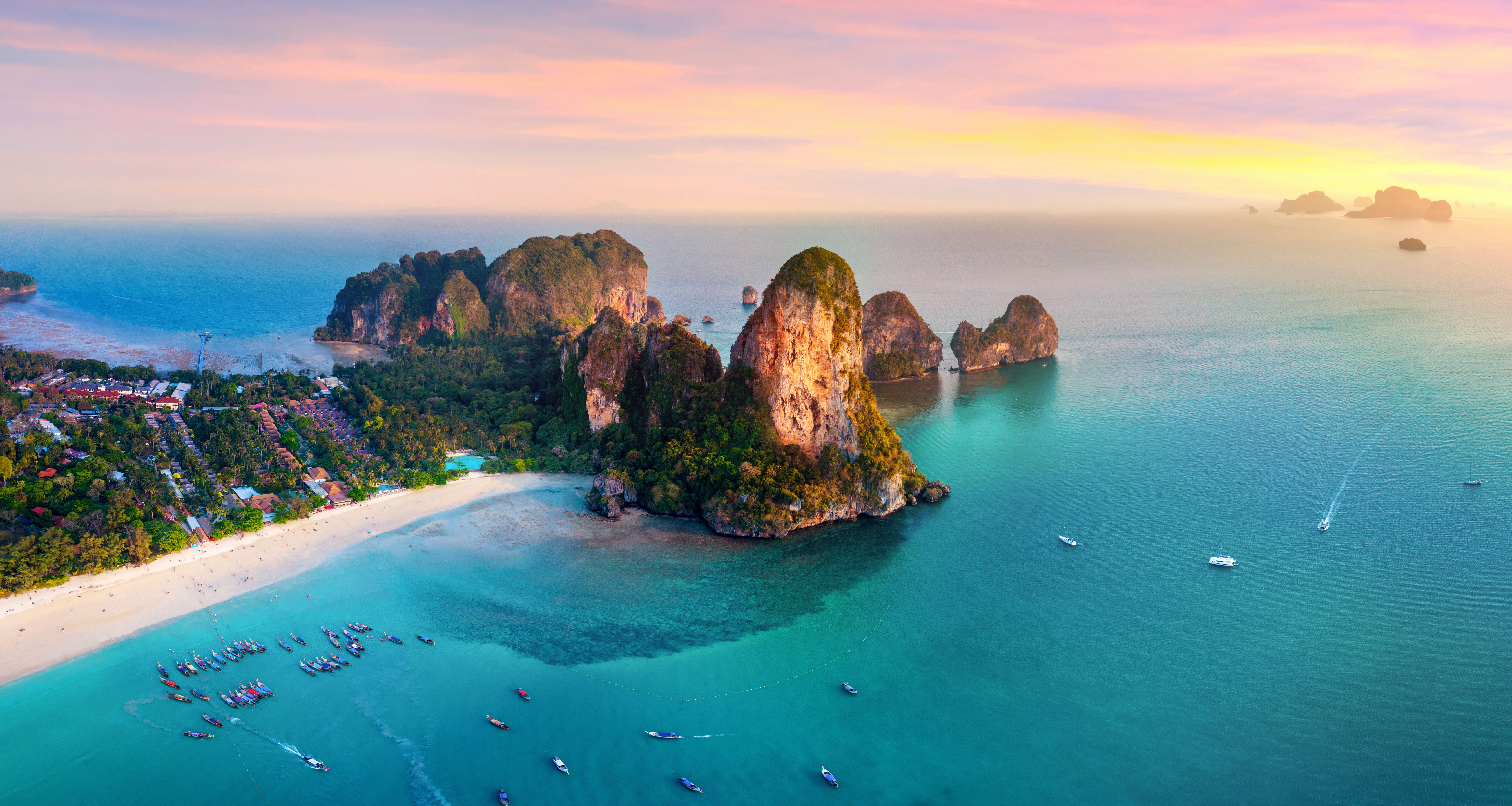 Thailand-Krabi-Railey-Beach-sunset