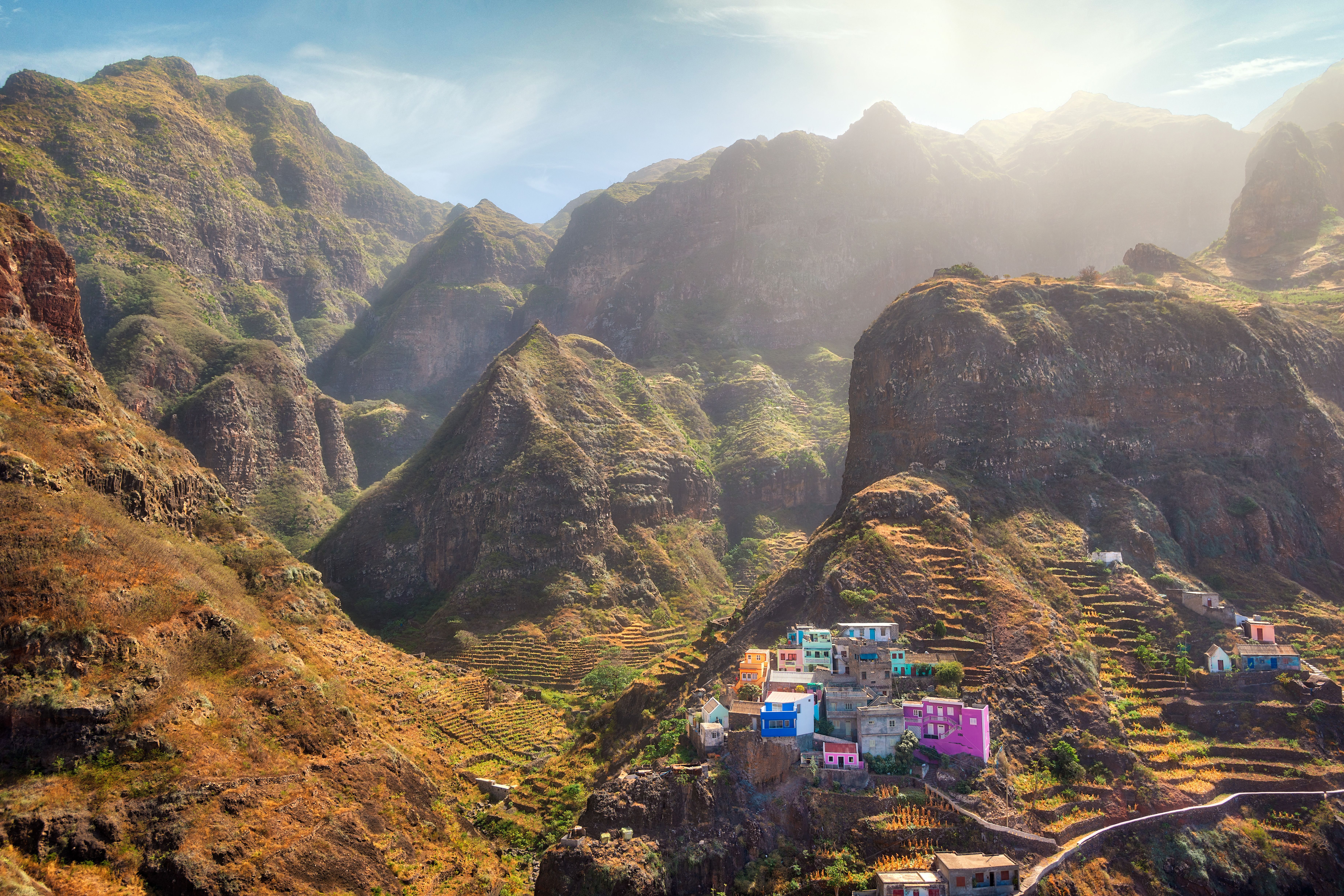 Kaapverdie Santo Antao Dorpje