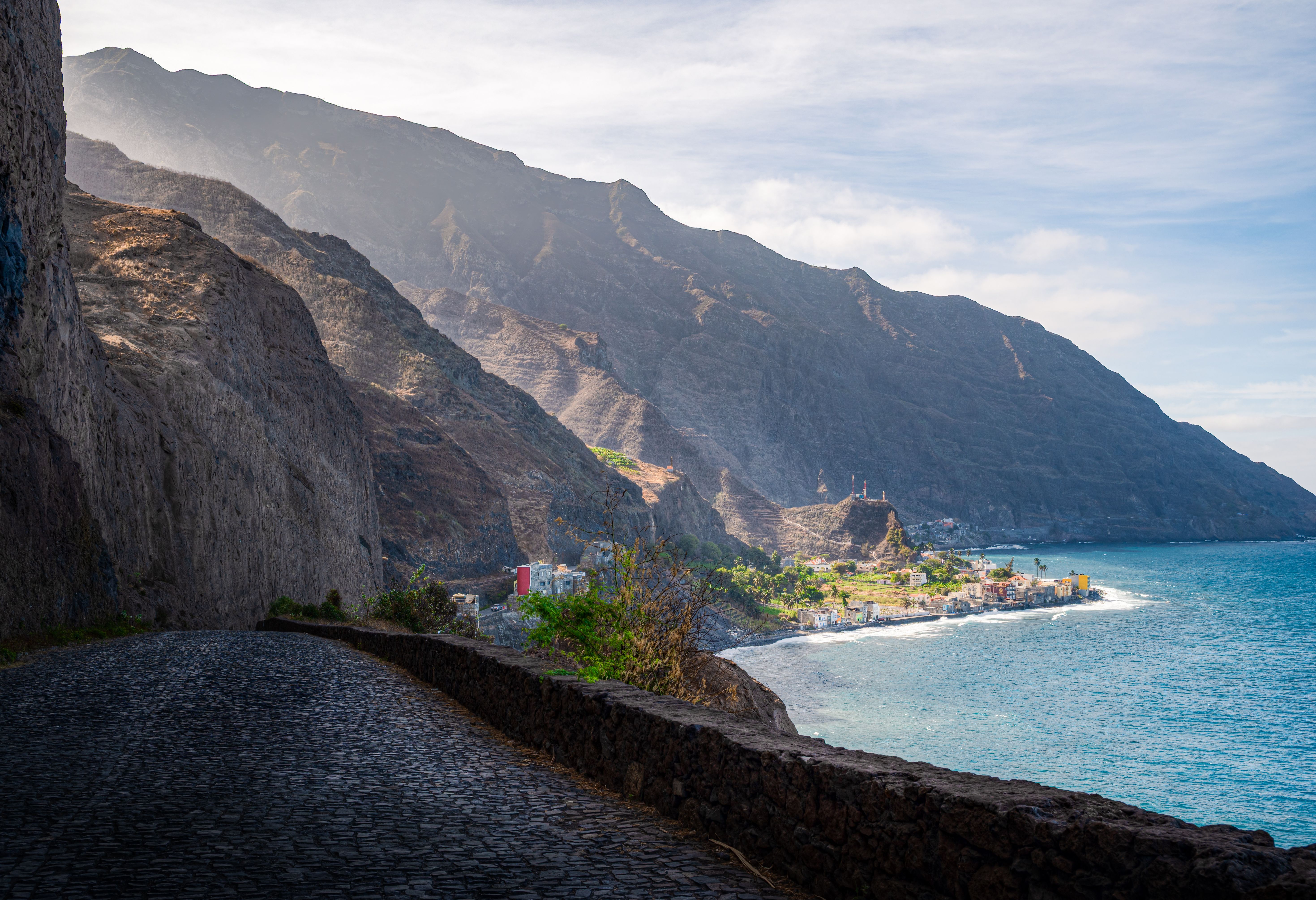 Kaapverdie Santo Antao Uitzicht Pombas