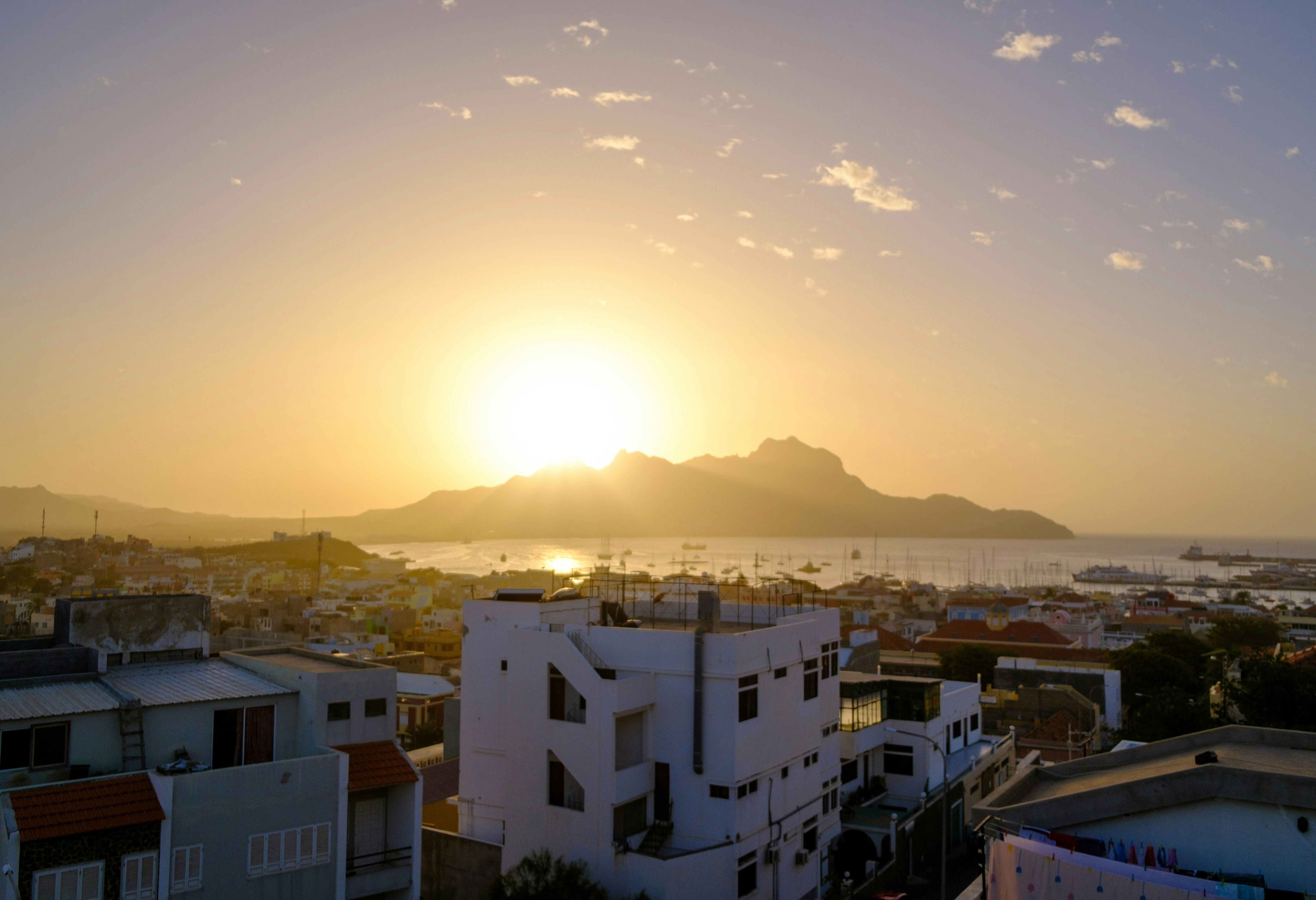 Kaapverdie Sao Vicente Zonsondergang