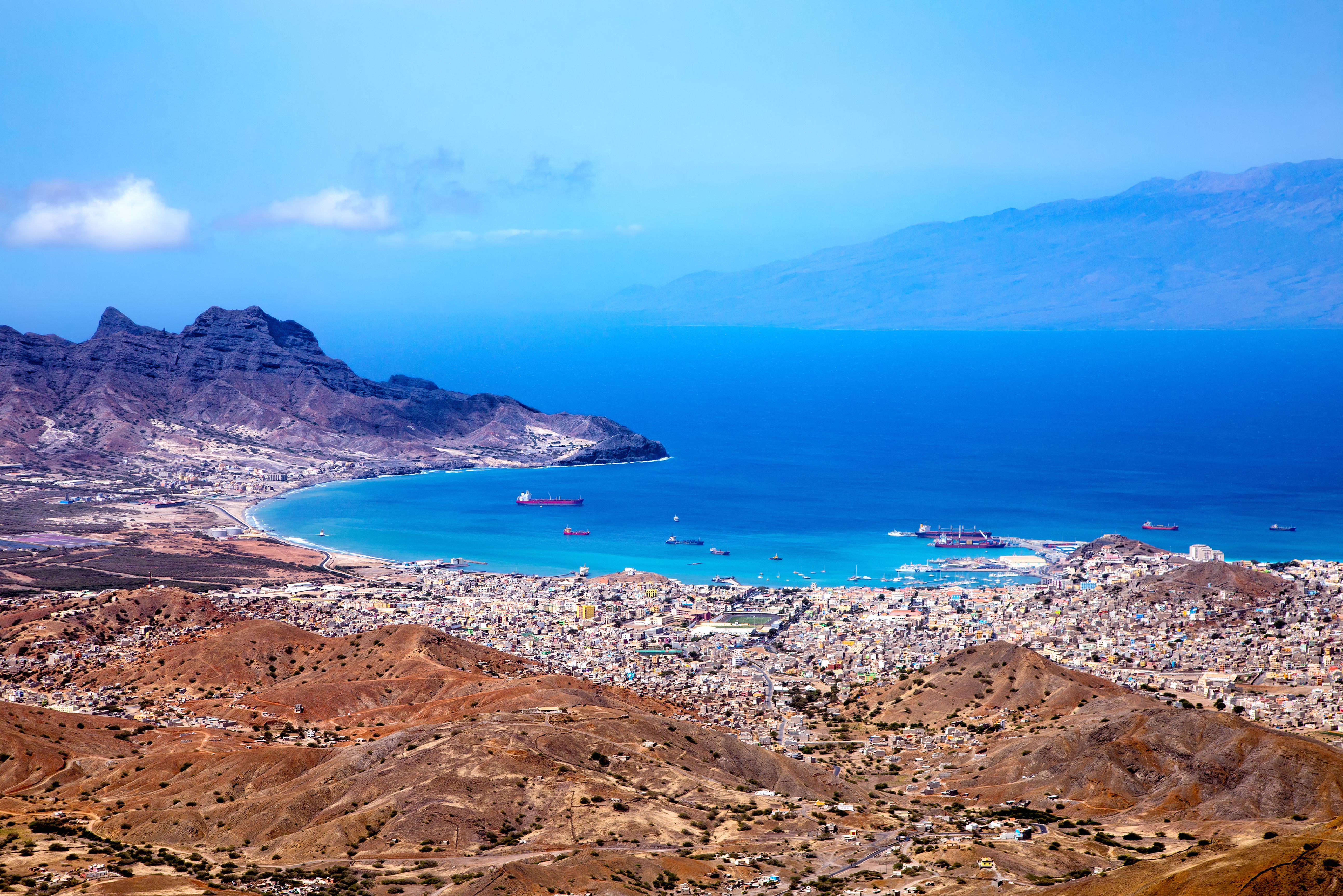 Kaapverdie Sao Vincente Mindelo Baai