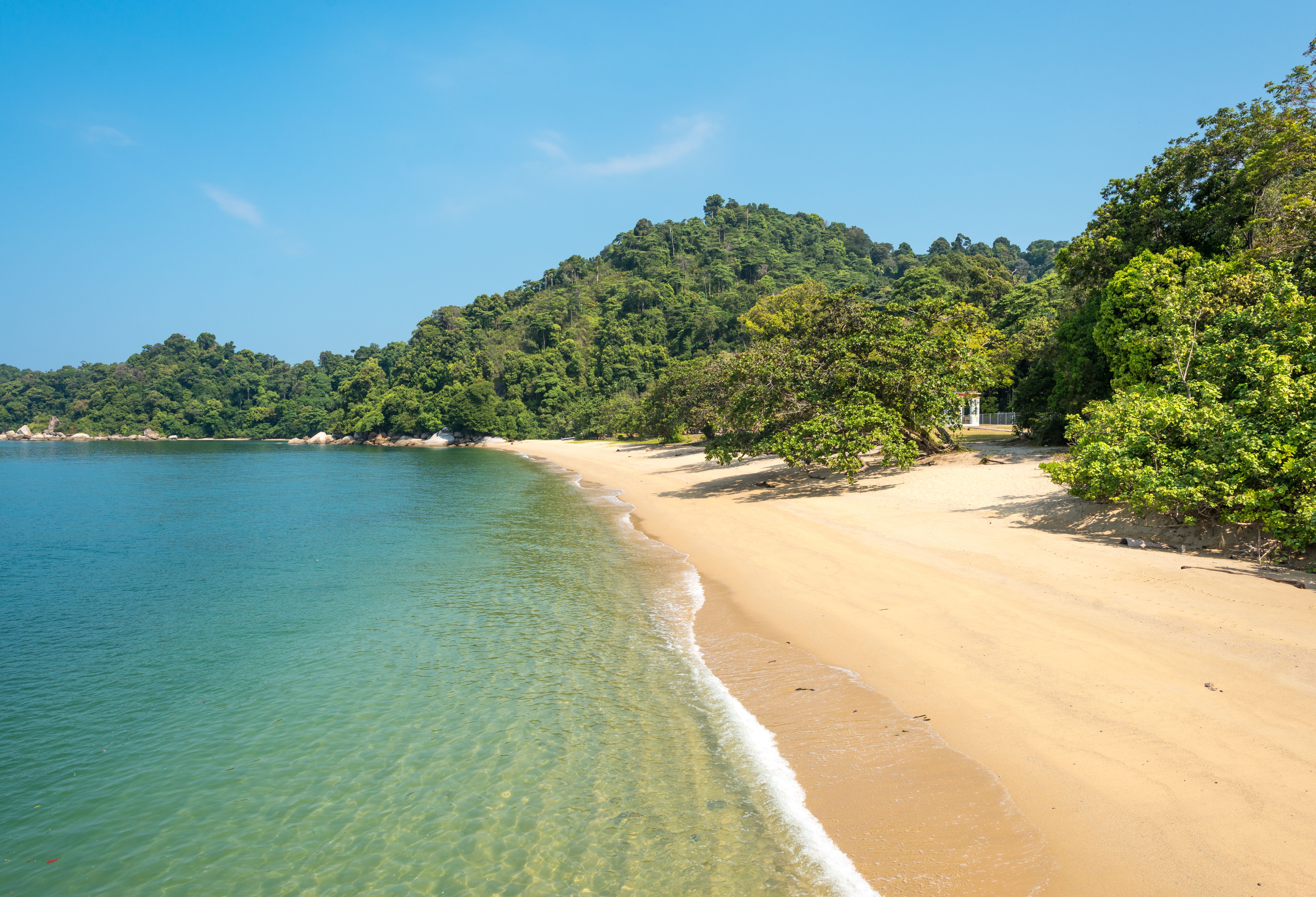 Prachtige strand van Pangkor Island