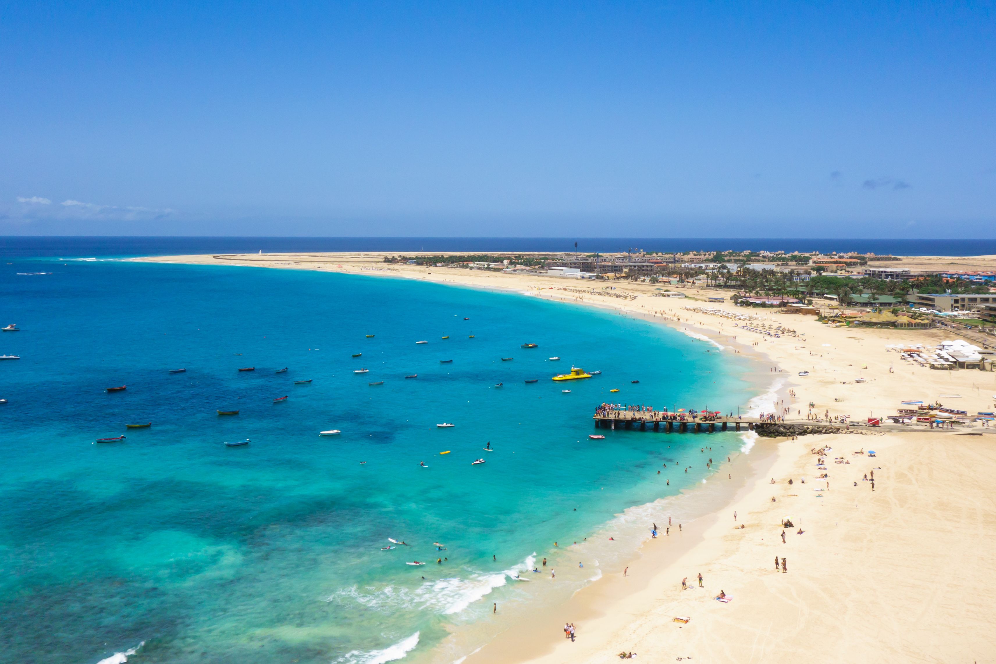 Kaapverdie Sal Santa Maria Strand