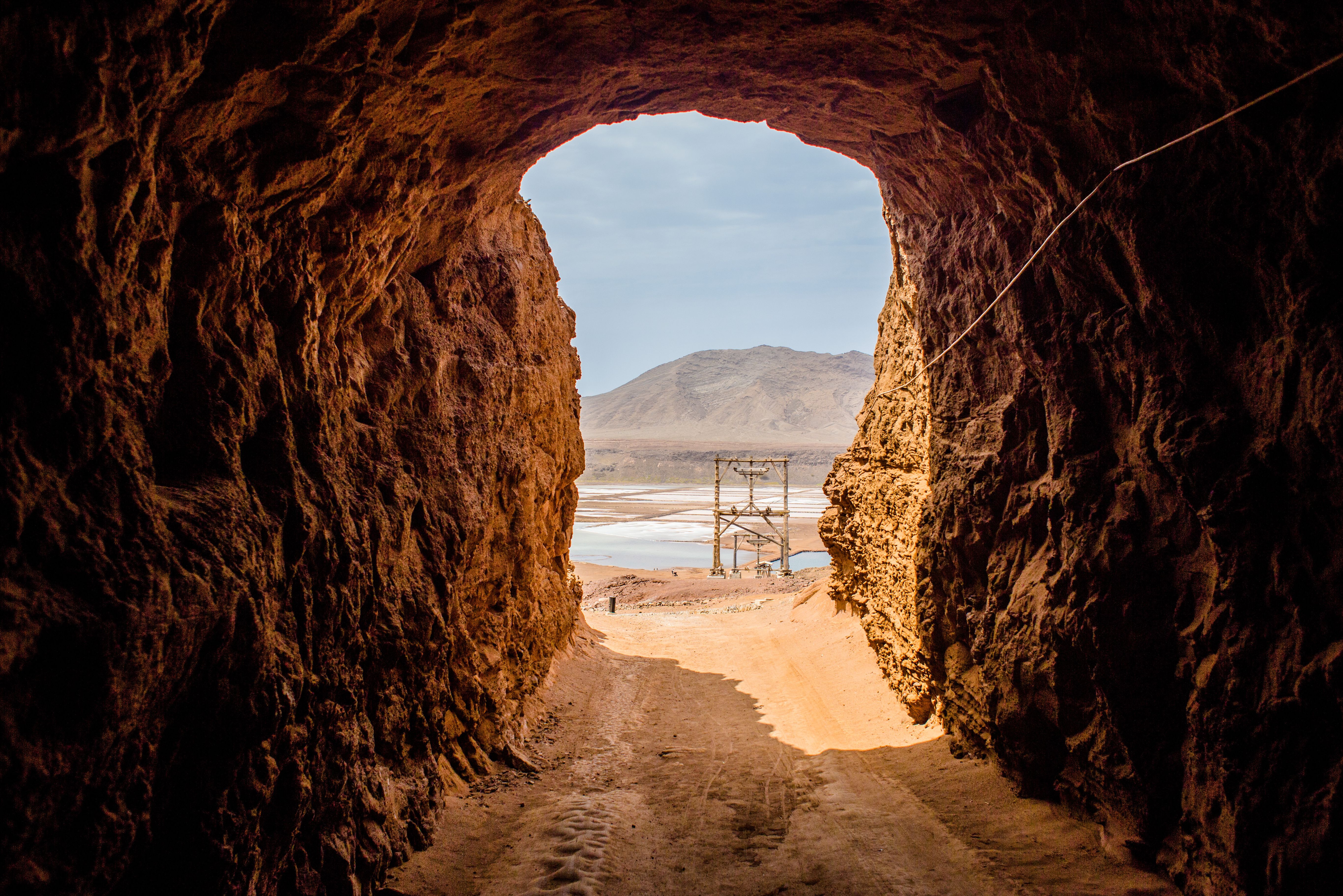 Kaapverdie Sal Pedra de Lume Zoutvlakte