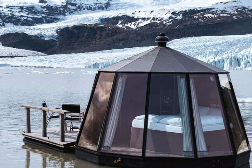 IJsland Fjallsarlon Aurora Hut Omgeving