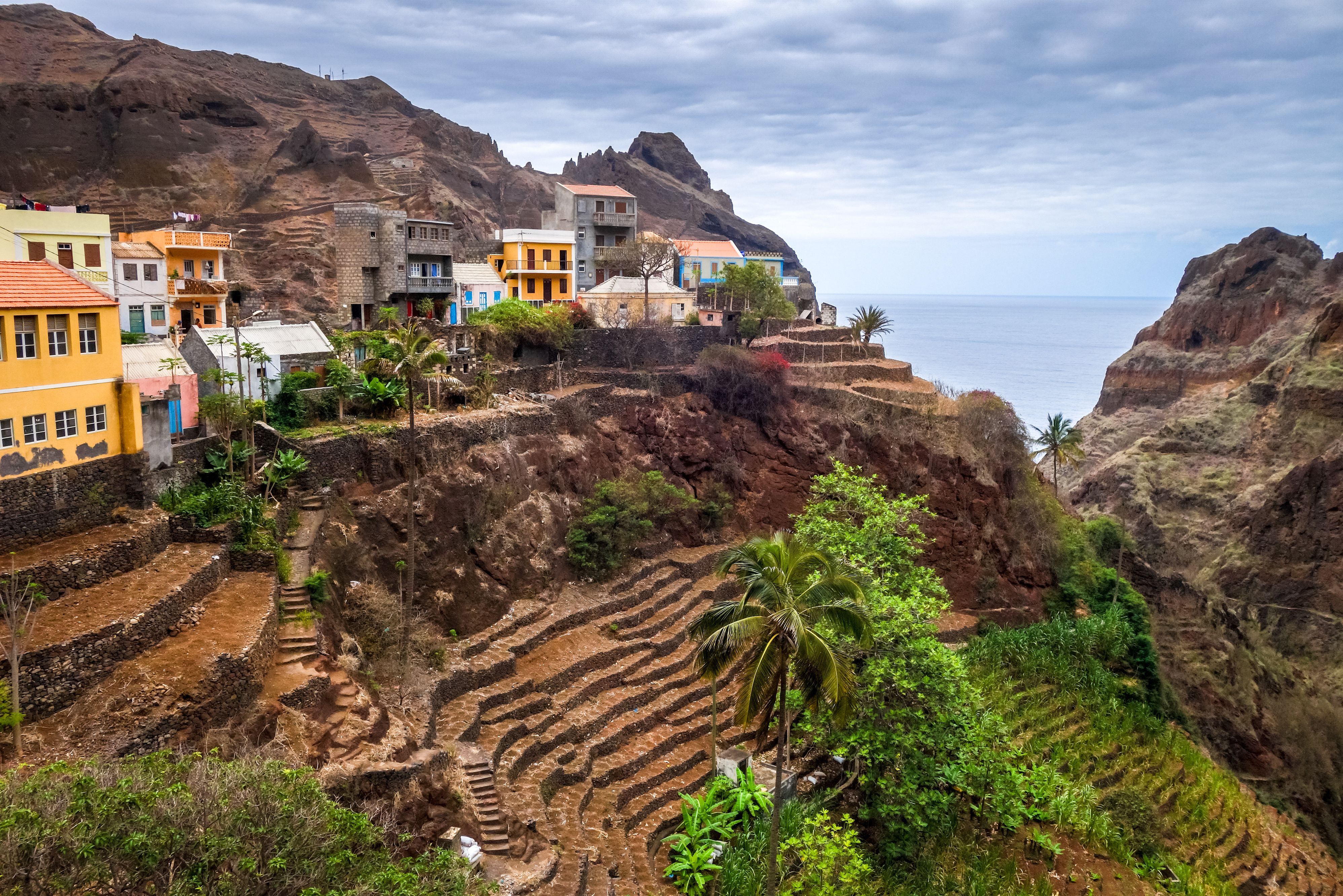 Fontainhas dorp Santo Antao