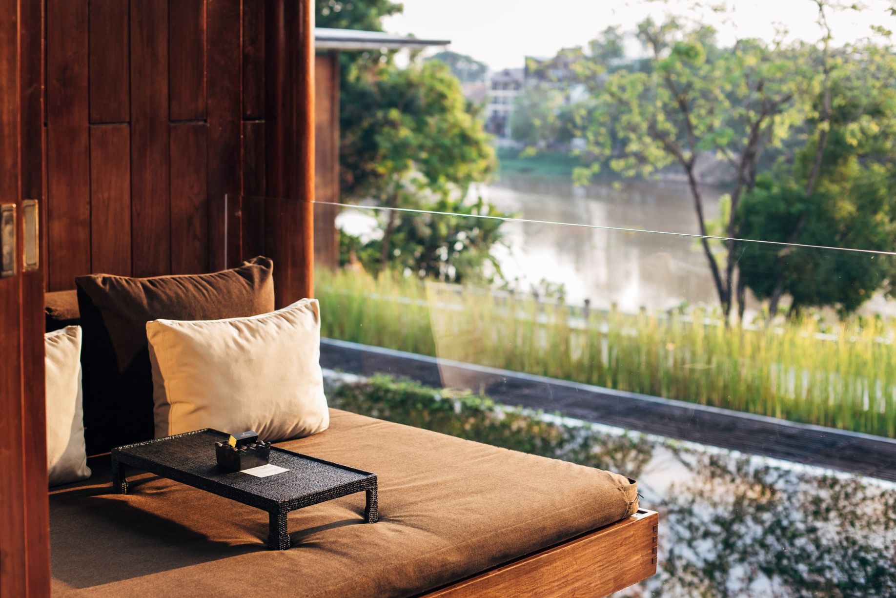 Thailand Chiang Mai Anantara Balkon